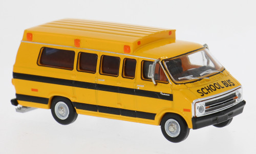 BREKINA 1975 DODGE B-200 SCHOOL BUS HO 1/87 PLASTIC BREKINA 1975 DODGE B-200 SCHOOL BUS HO 1/87 PLASTIC