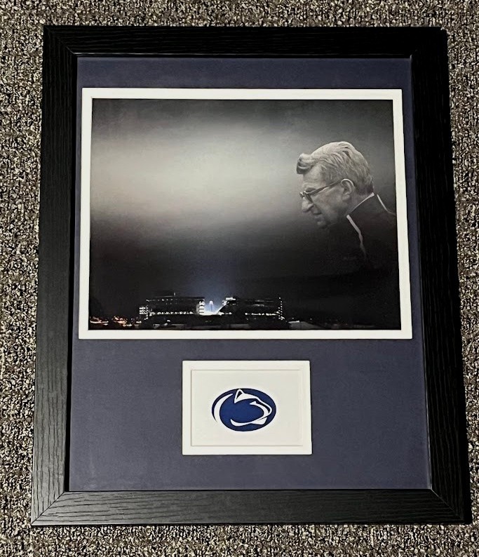 Beaver Stadium Glowing Joe Paterno Framed Photo 8x10 11x14 frame size Penn State Beaver Stadium Glowing Joe Paterno Framed Photo 8x10 11x14 frame size Penn State