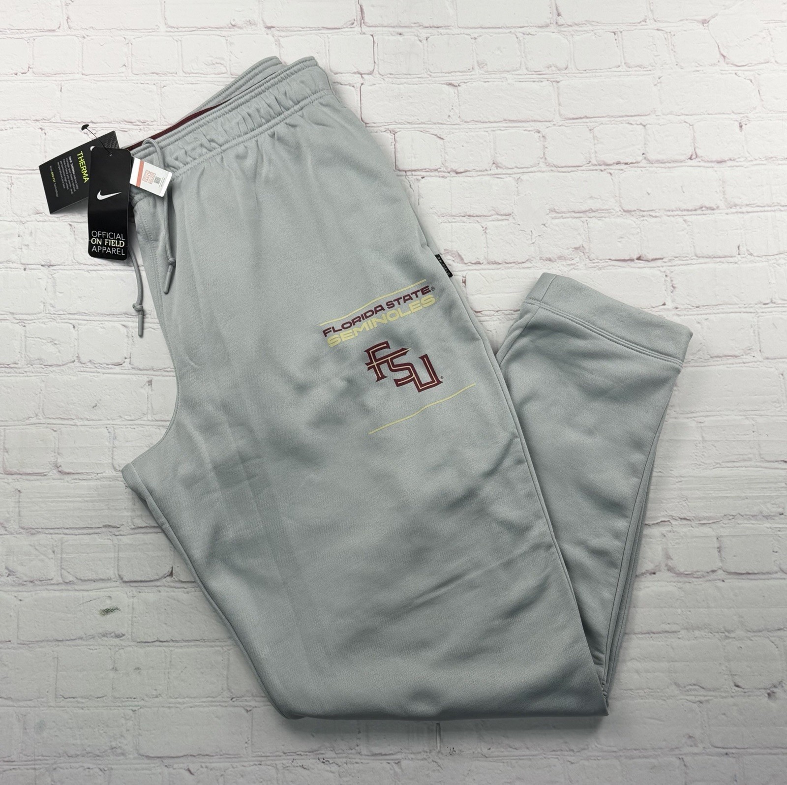 Nike Florida State Seminoles Football Team On Field Sweatpants Nike Men’s Sz XL Nike Florida State Seminoles Football Team On Field Sweatpants Nike Men’s Sz XL