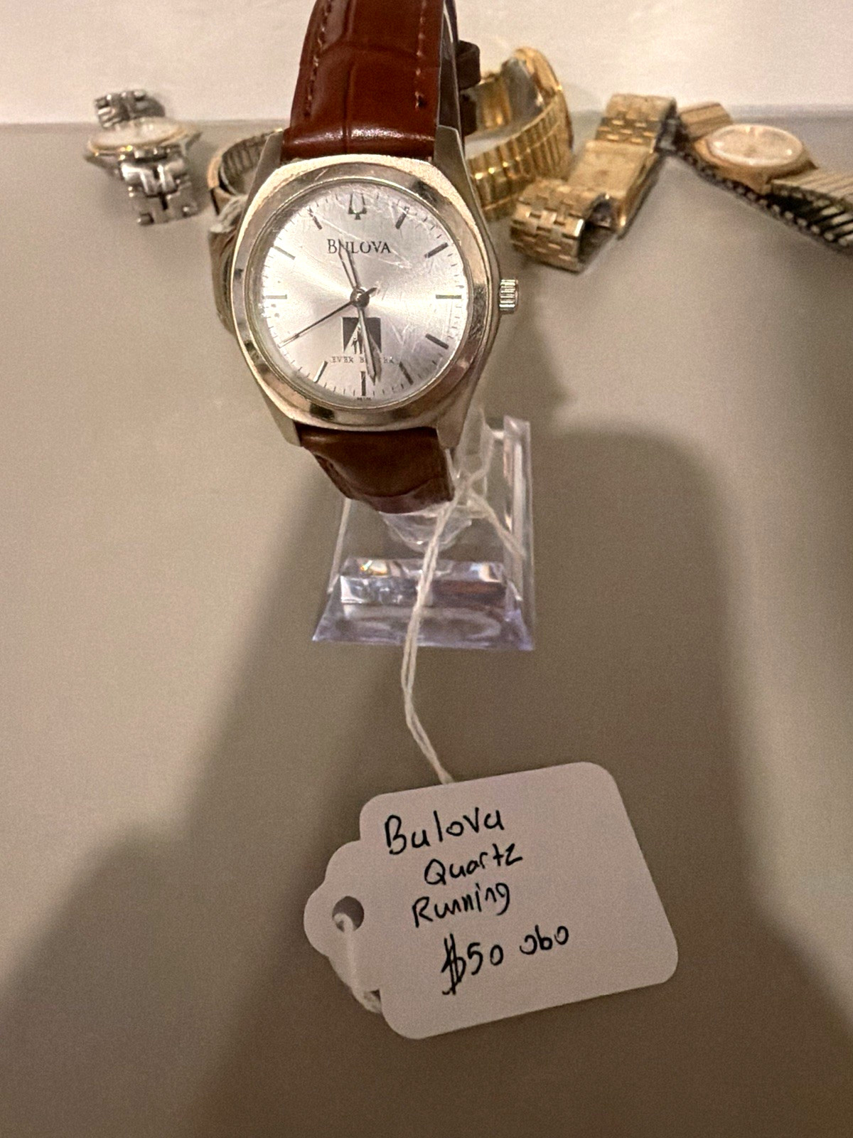 Bulova IHC 30 Thirtieth Anniversary Quartz Watch Silver Dial Brown Leather Bulova IHC 30 Thirtieth Anniversary Quartz Watch Silver Dial Brown Leather