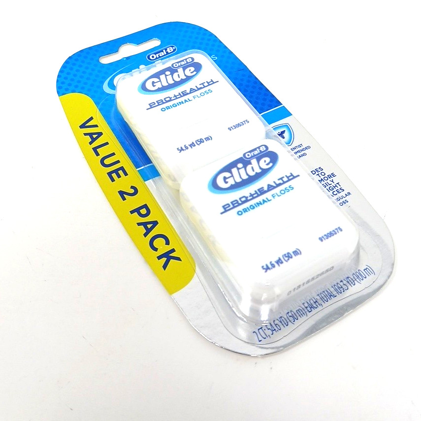 FREE SHIPPING Original Version Oral-B Glide Pro-Health Floss Original (2 pack) FREE SHIPPING Original Version Oral-B Glide Pro-Health Floss Original (2 pack)