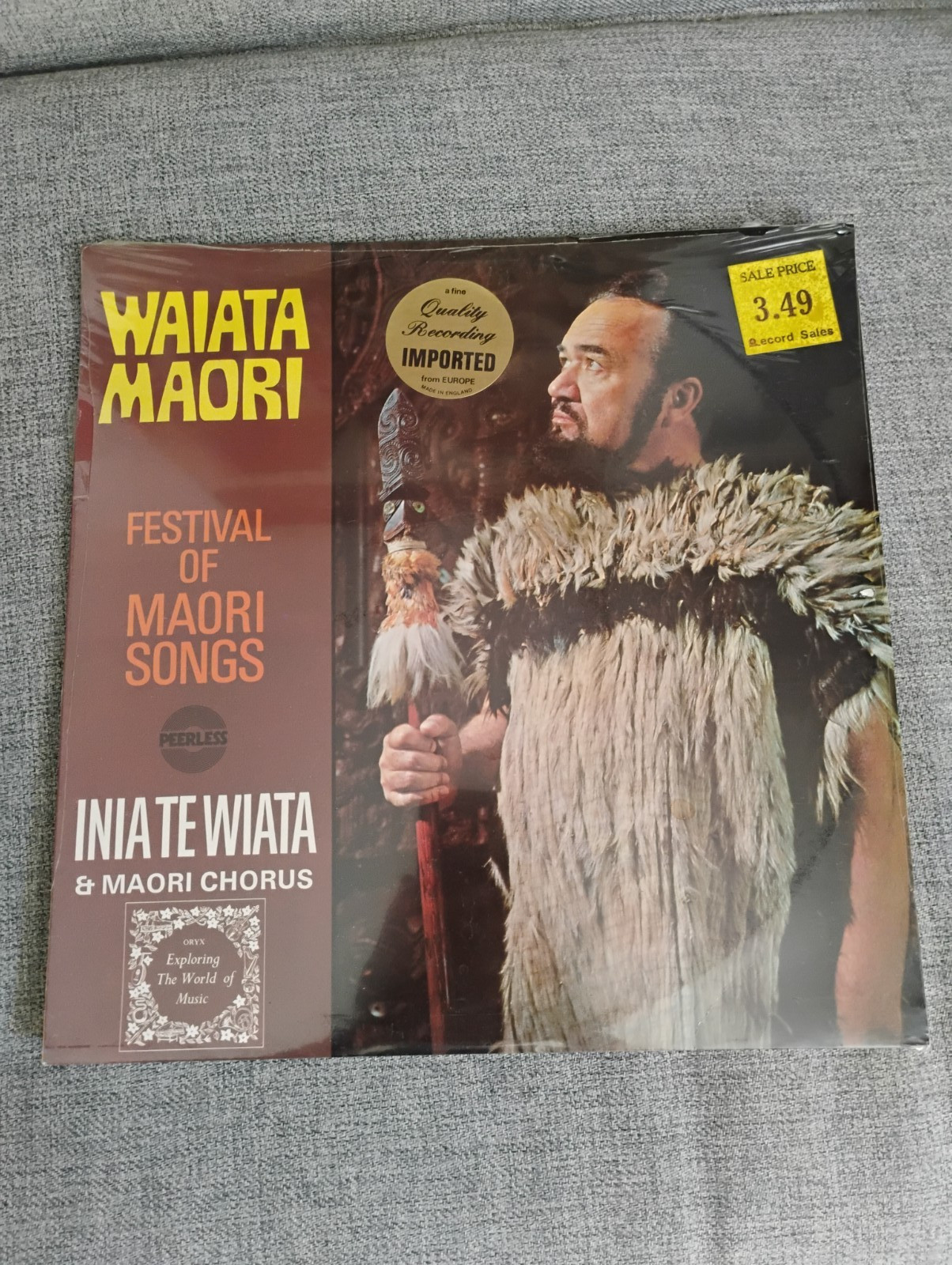 SEALED - Inia Te Wiata Waiata Maori: Festival Of Maori Songs vinyl 1966 UK