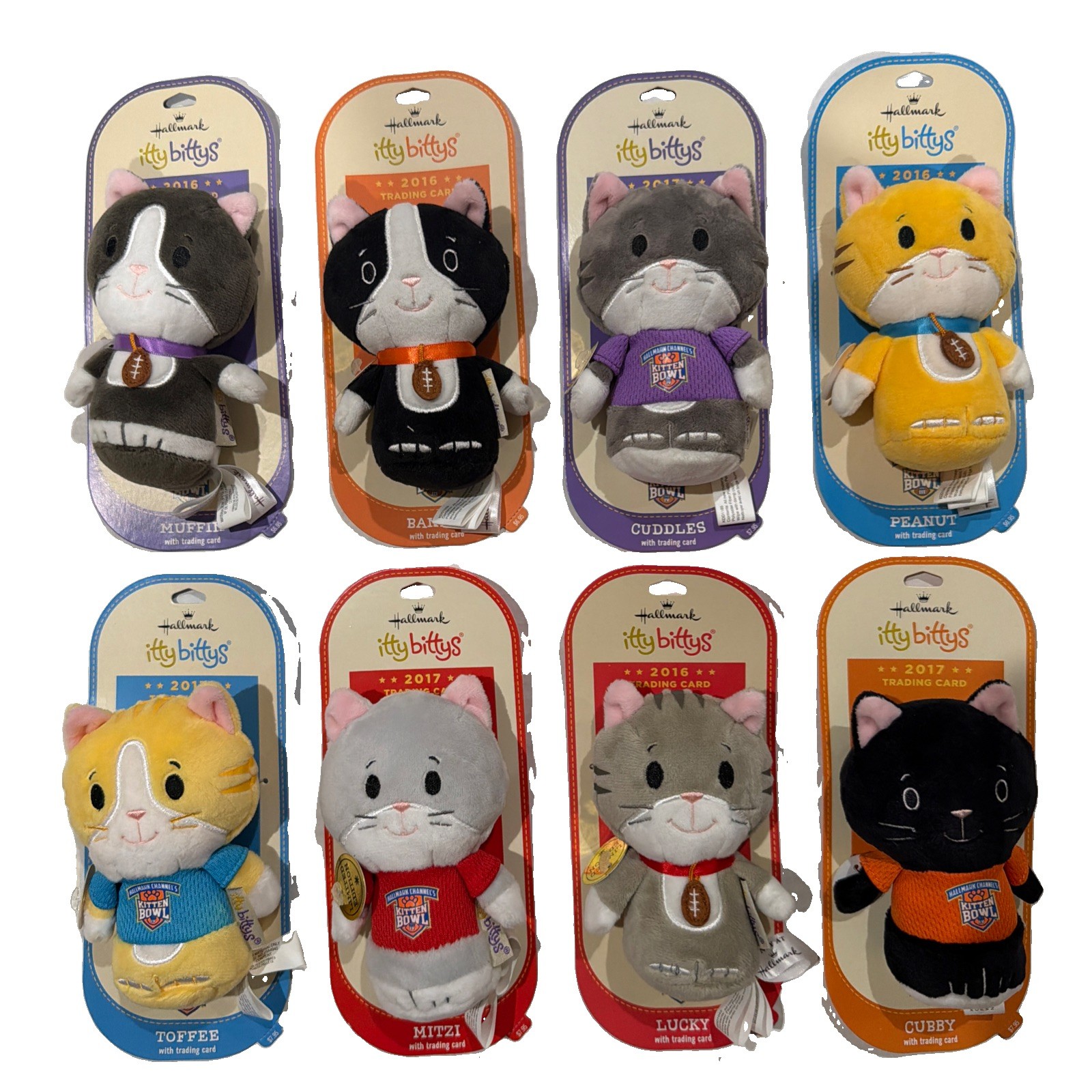 Hallmark Itty Bittys Kitten Bowl 2016 Set of 8 NEW Ultimate Collection Hallmark Itty Bittys Kitten Bowl 2016 Set of 8 NEW Ultimate Collection