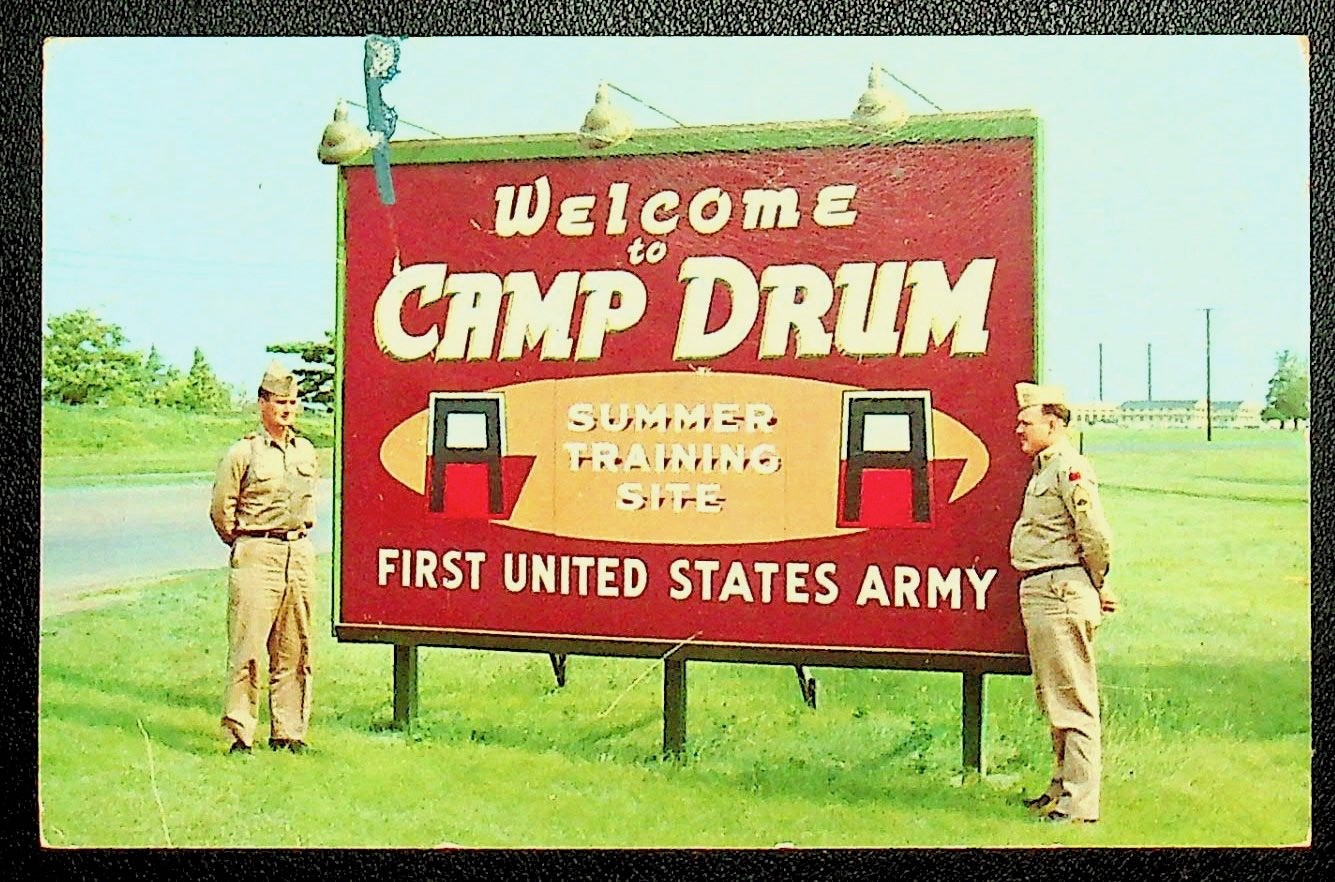 Welcome To Camp Drum Postcard - EE-172