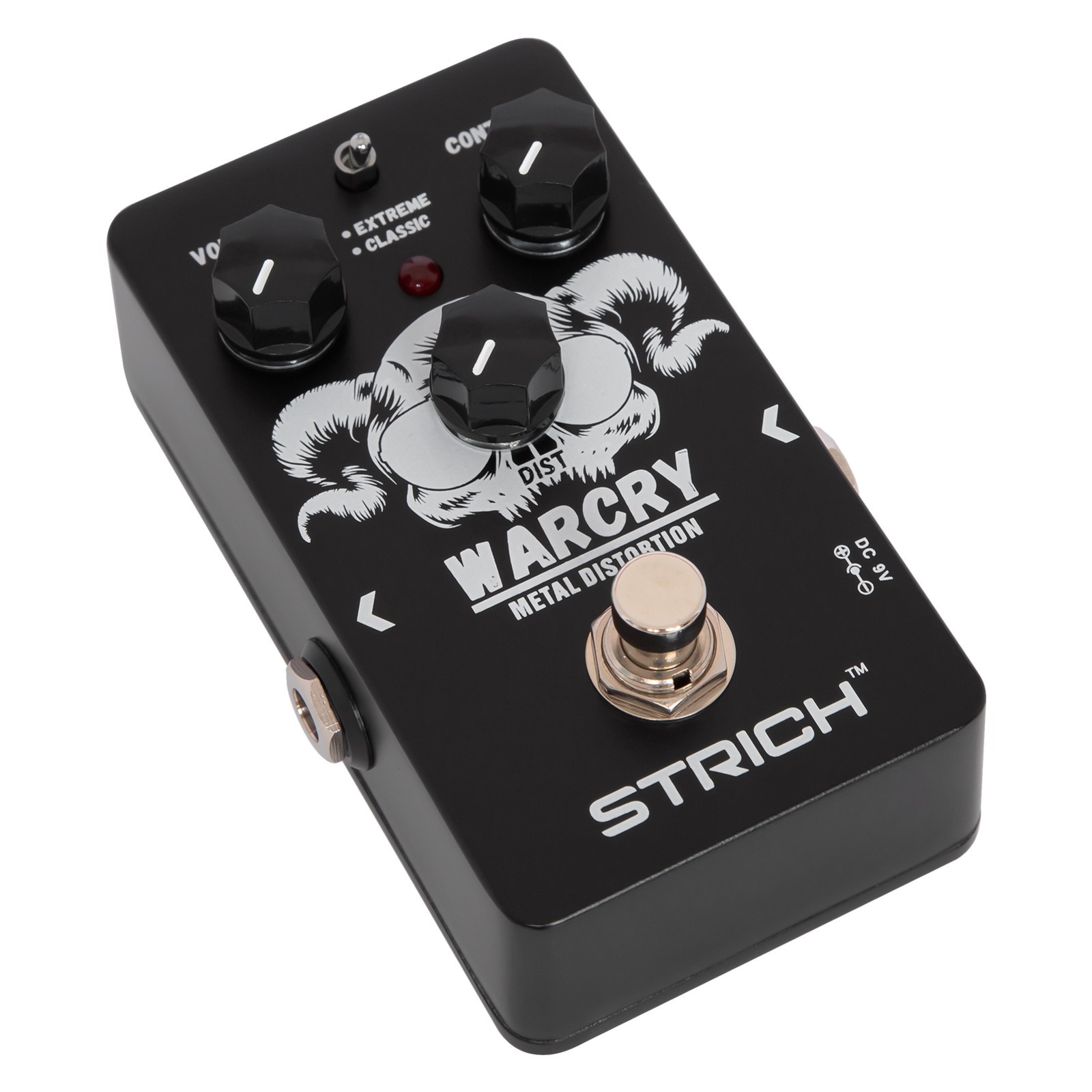 STRICH Metal Distortion Guitar Pedal 2 Modes Fat, Boost ,Crunch 80s,True Bypass STRICH Metal Distortion Guitar Pedal 2 Modes Fat, Boost ,Crunch 80s,True Bypass
