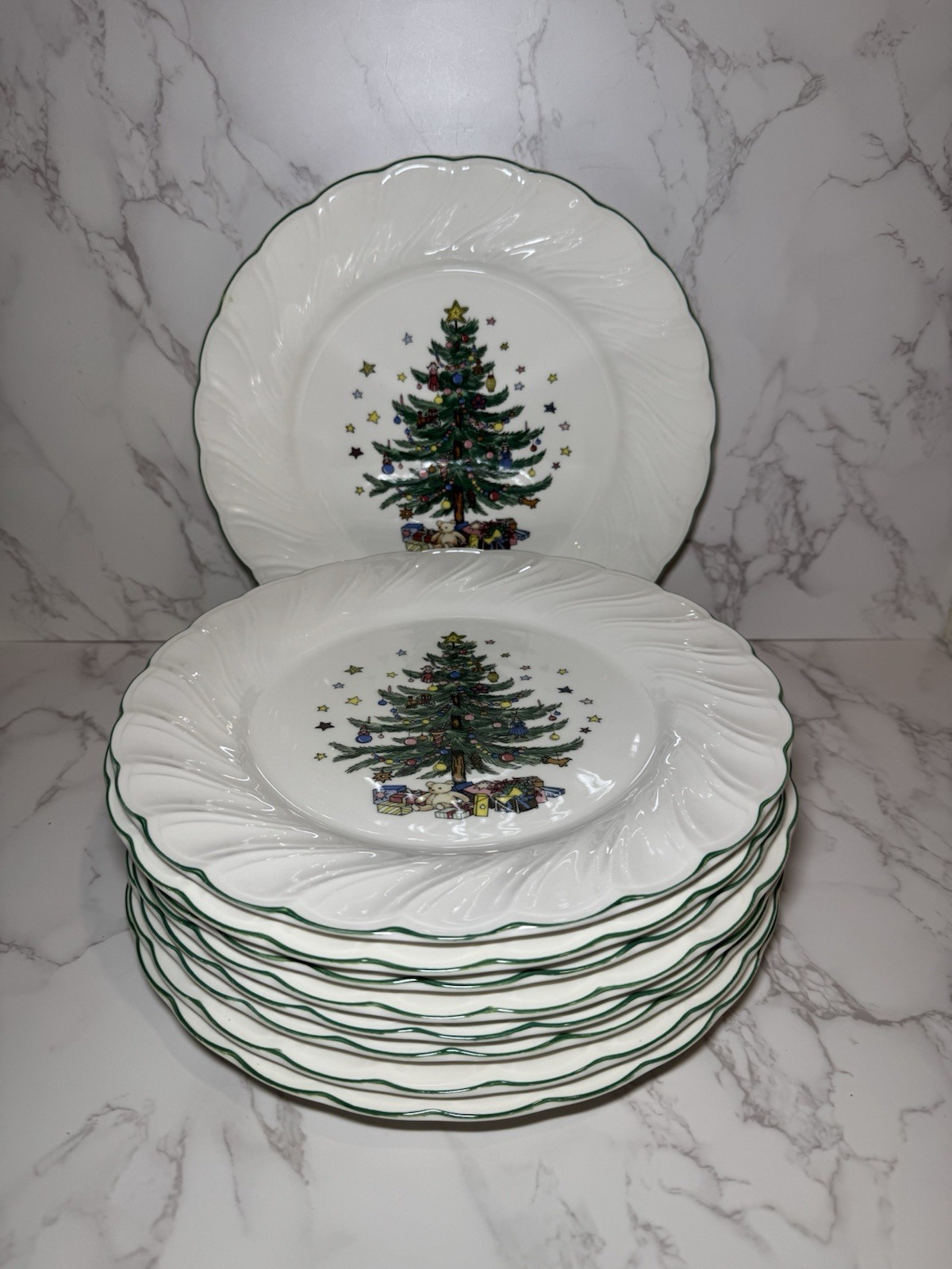 Nikko Happy Holidays 10.5” Dinner Plate Christmas Tree Japan Replacement Nikko Happy Holidays 10.5” Dinner Plate Christmas Tree Japan Replacement