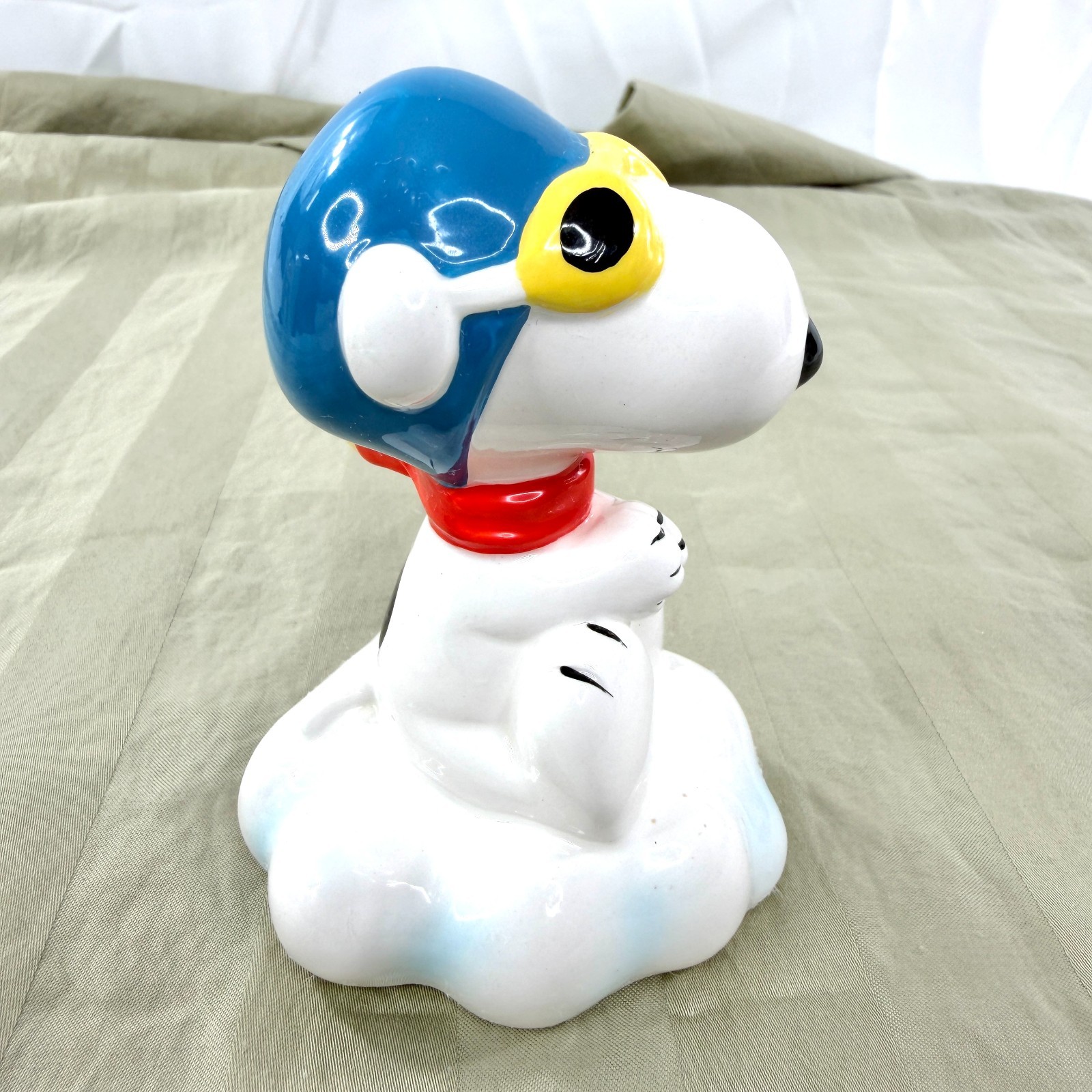 Vintage Peanuts Snoopy Willitts Figurine 9314 Riding a Cloud Box Included
