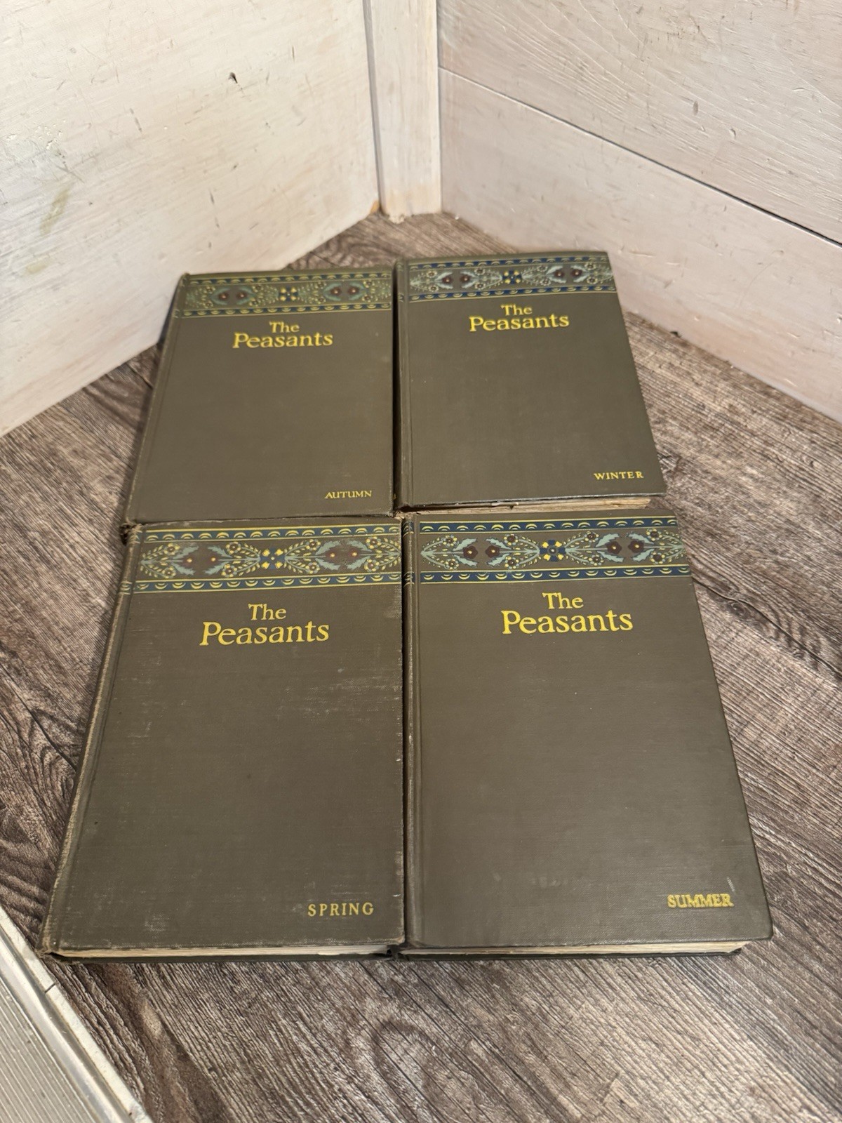 The Peasants Ladislas Reymont 4 Vol Spring, Summer, Autumn Winter- 1925 Complete The Peasants Ladislas Reymont 4 Vol Spring, Summer, Autumn Winter- 1925 Complete