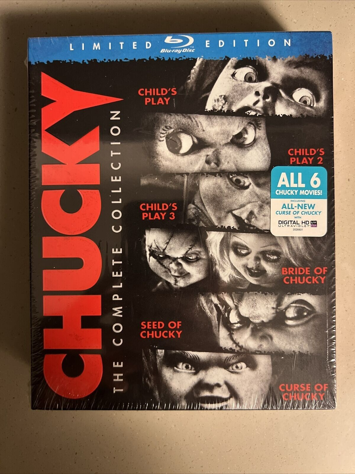 CHUCKY The Complete Child's Play Collection Blu-ray (Limited Edition) NEW/SEALED