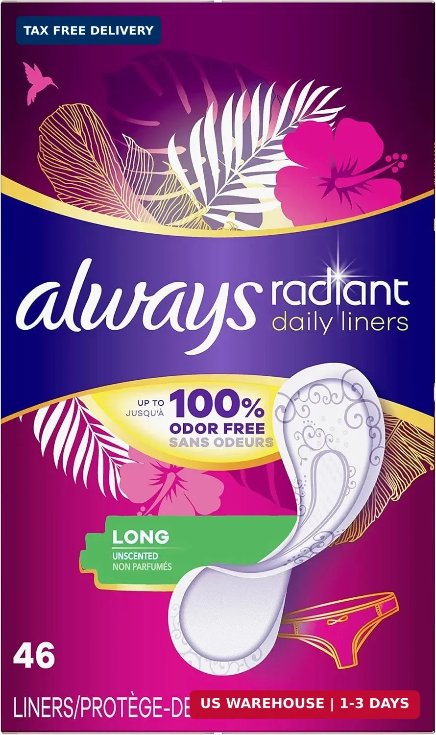 Always Radiant Daily Liners Long