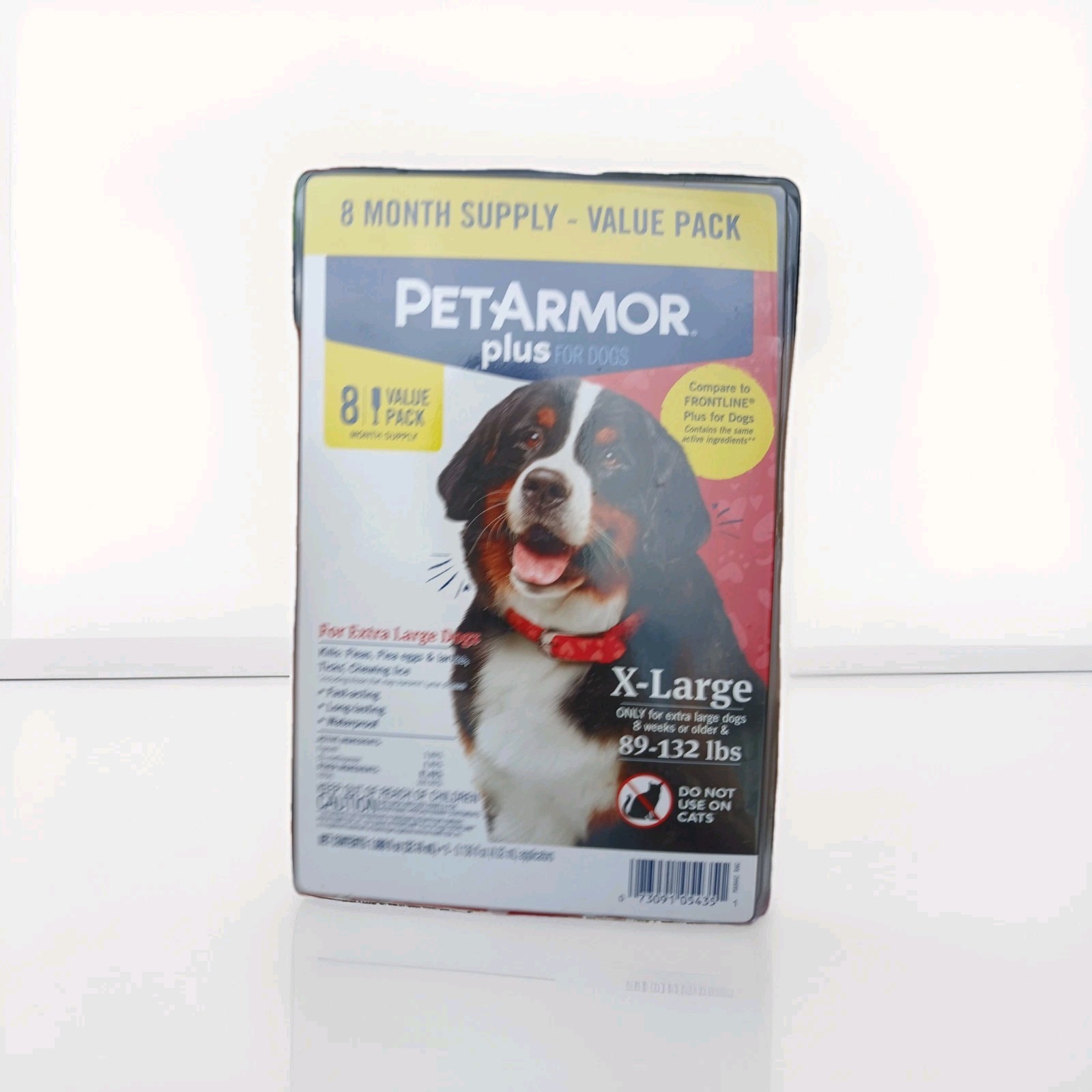 PetArmor Plus Flea and Tick Prevention for Dogs 89-132 lbs -8 Month Supply