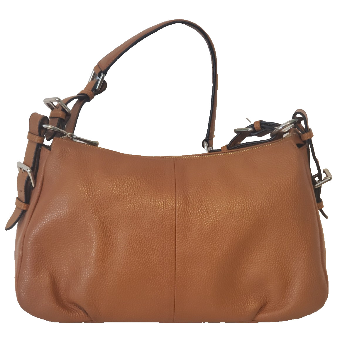 S-ZONE Womens Hobo Genuine Leather Shoulder Bag Top-handle Handbag Ladies Purses