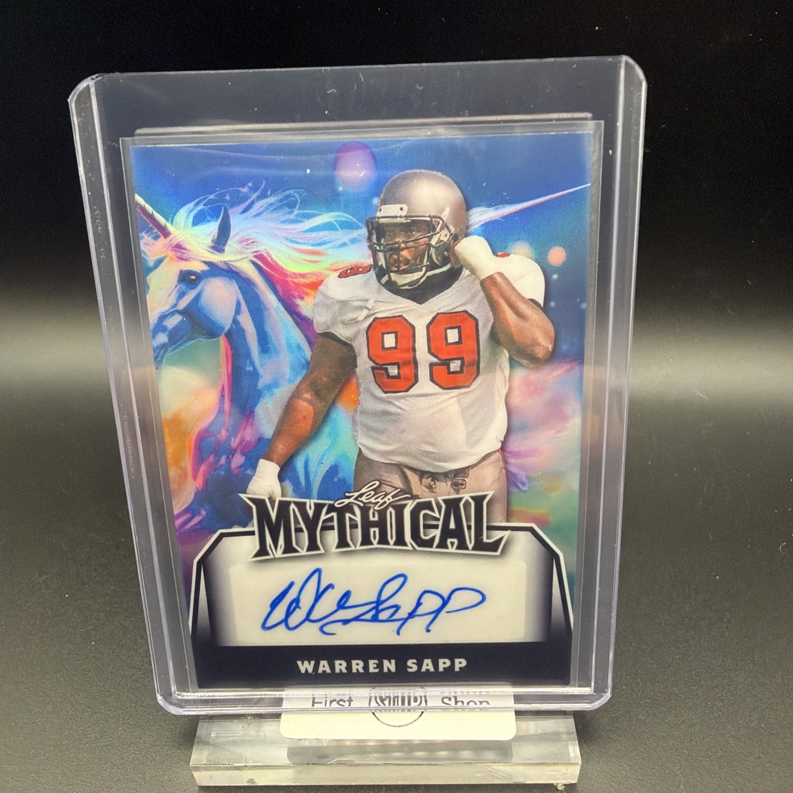2025 Leaf Eclectic Signature Series WARREN SAPP Mythical Autograph Auto 1/1 2025 Leaf Eclectic Signature Series WARREN SAPP Mythical Autograph Auto 1/1