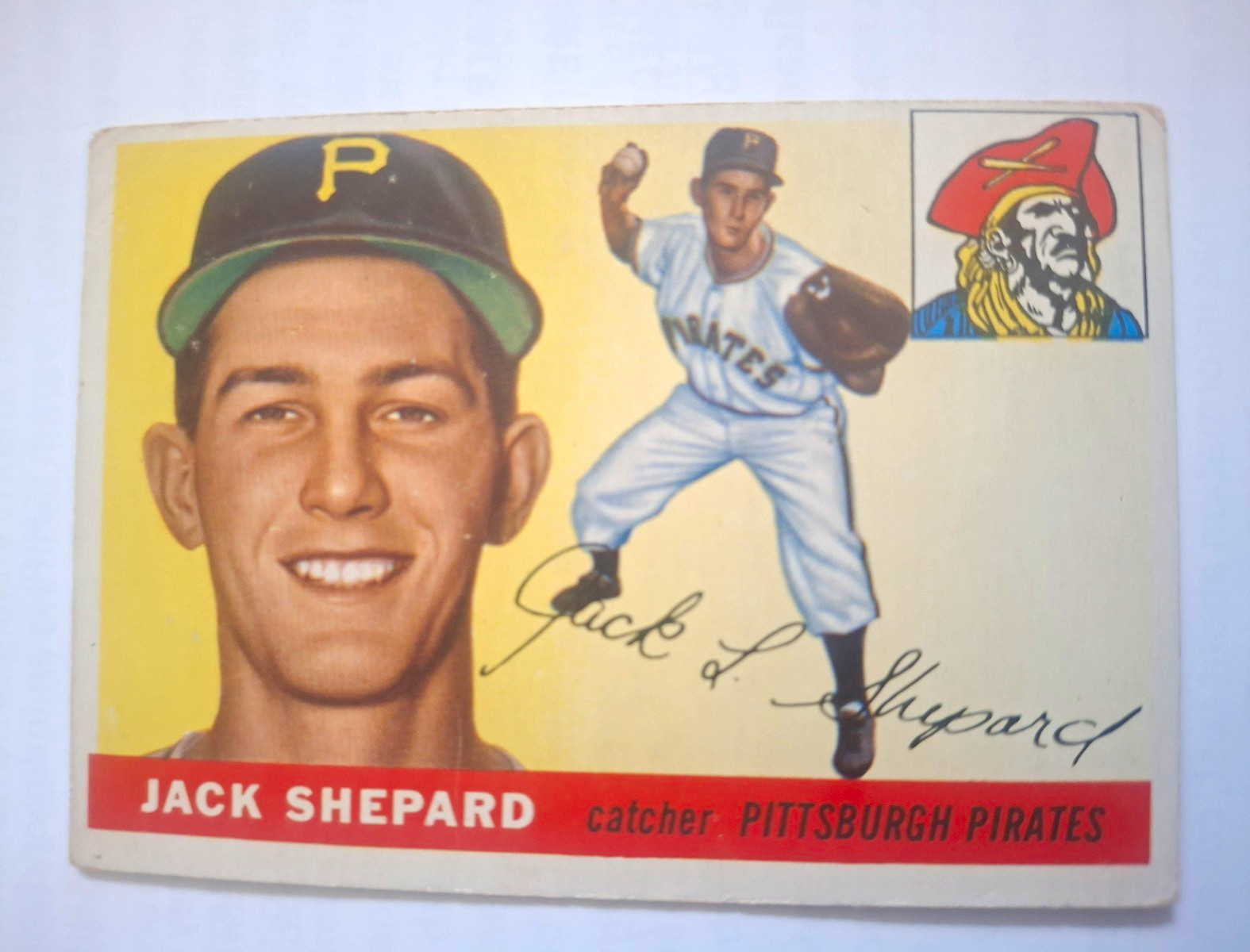 Topps 1955 Topps Jack Shepard Pittsburgh #73 Topps 1955 Topps Jack Shepard Pittsburgh #73