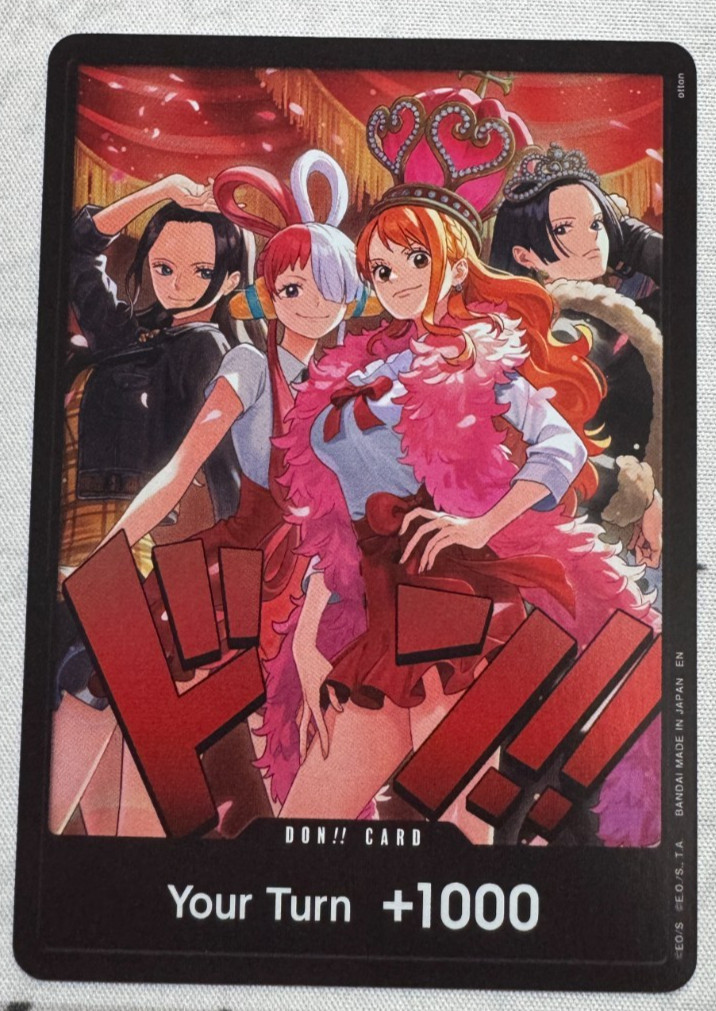 Bandai One Piece CCG Heroines Special Set - Don Card ENGLISH Nico Nami Uta Boa Bandai One Piece CCG Heroines Special Set - Don Card ENGLISH Nico Nami Uta Boa