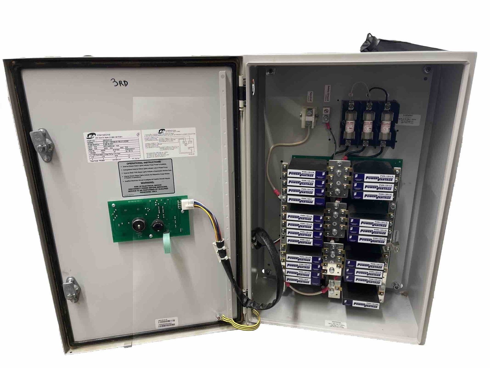 LEA TVSS PV-3311 Power Vantage Surge Suppressor SPD 3 Phase Or Single Phase LEA TVSS PV-3311 Power Vantage Surge Suppressor SPD 3 Phase Or Single Phase