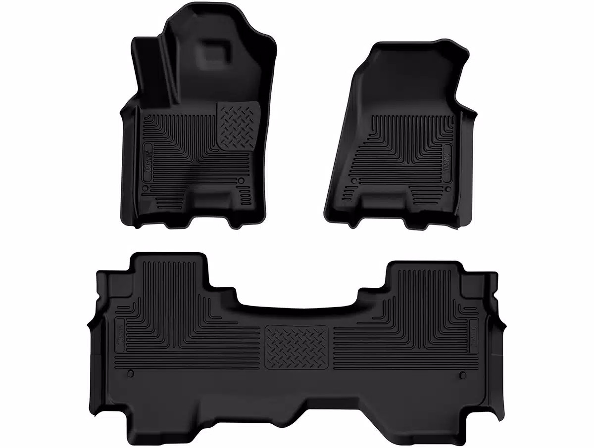 Husky WeatherBeater Front/2nd Row Floor Mats 3pc Fits 2025-2026 Ram 1500 Black