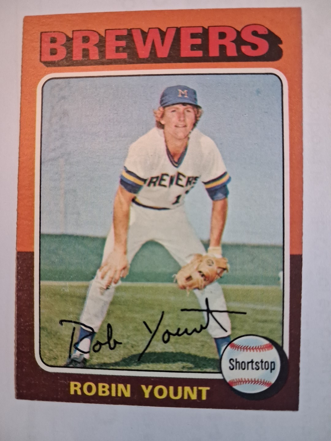 1975 Topps Robin Yount #223 Rookie Card 1975 Topps Robin Yount #223 Rookie Card