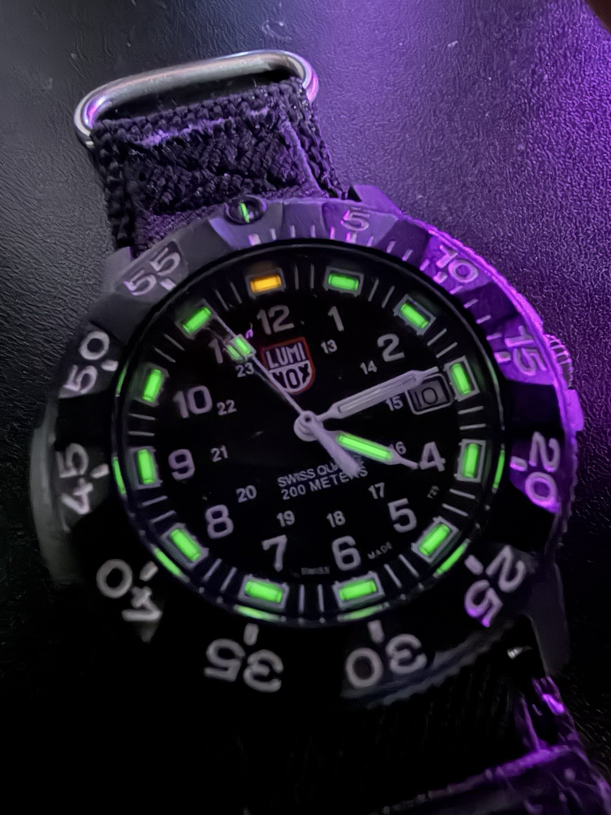 Luminox 3001 Heritage Navy Seal Dive Watch 43mm with Hook and Loop strap. Luminox 3001 Heritage Navy Seal Dive Watch 43mm with Hook and Loop strap.