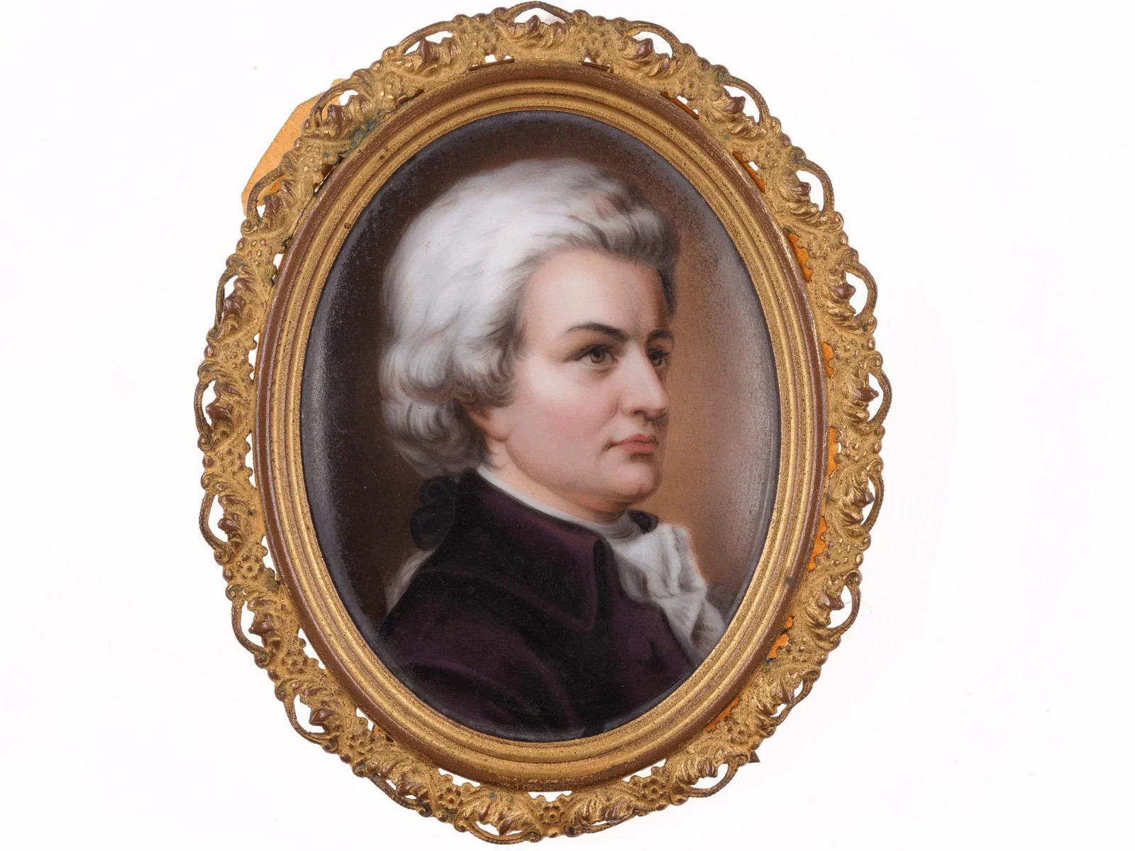 c1870 Antique Miniature Porcelain plaque c1870 Antique Miniature Porcelain plaque