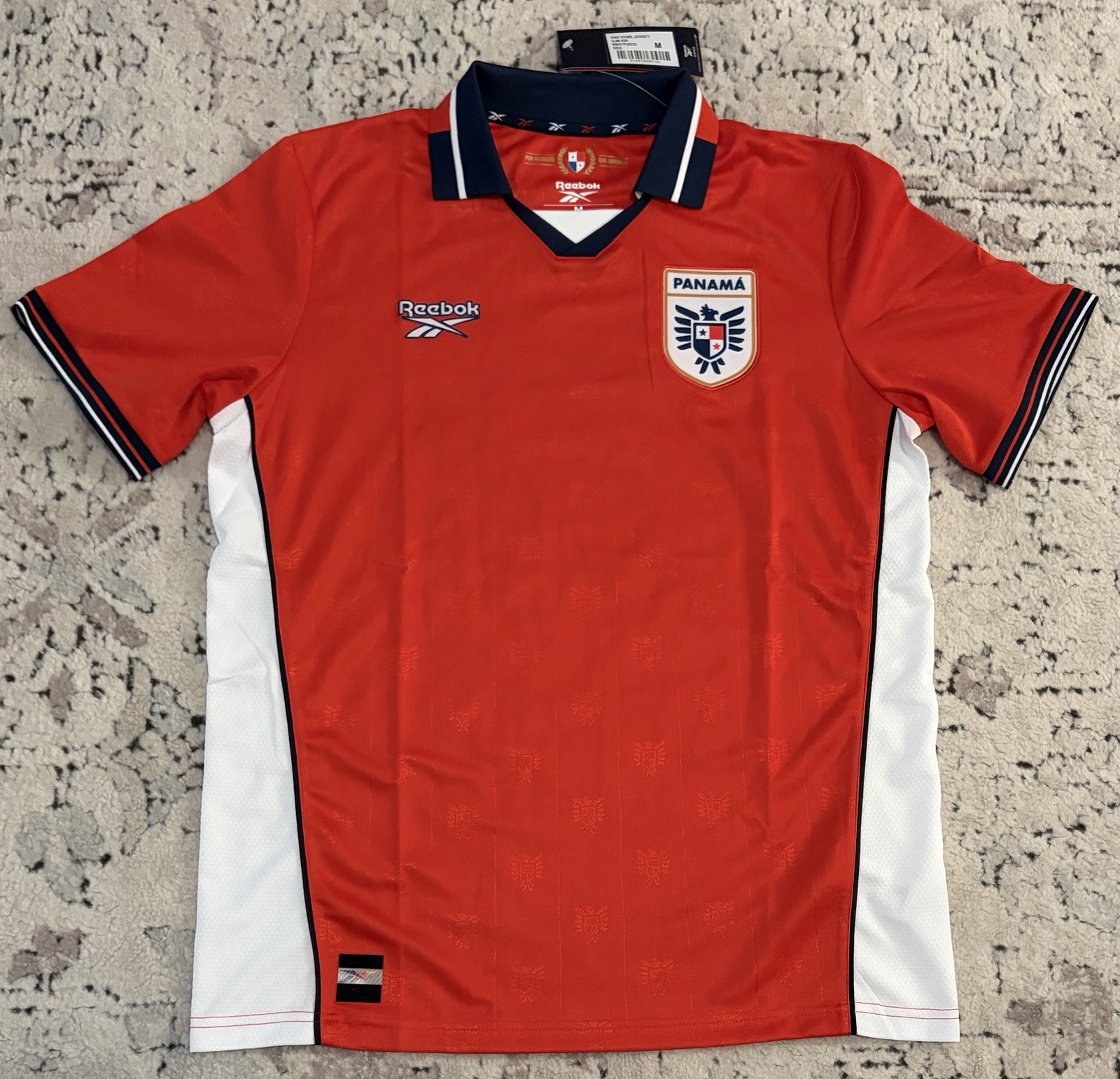 Reebok Authentic Panama 2026 National Team Home Soccer Red Jersey Men’s Sz: M Reebok Authentic Panama 2026 National Team Home Soccer Red Jersey Men’s Sz: M