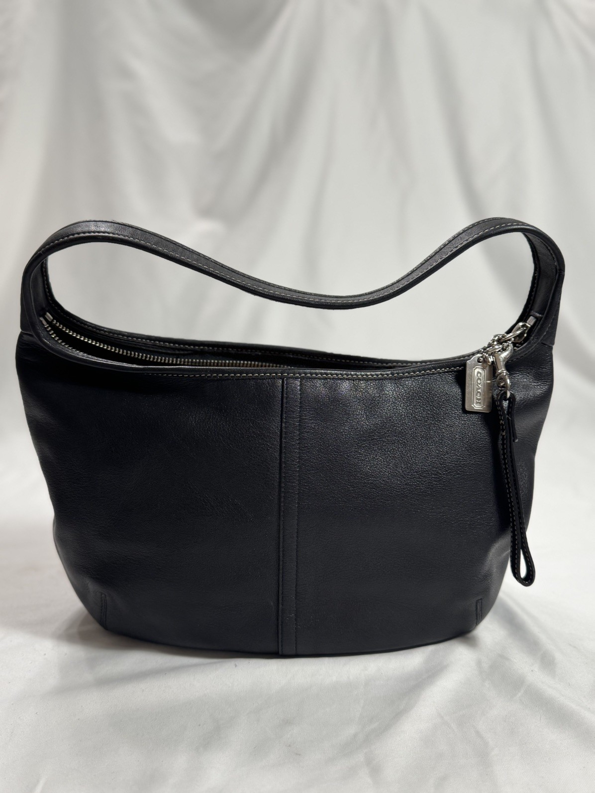 Vintage Y2K Coach Ergo 9219  Classic  Black Travel Zipper Hobo Bag