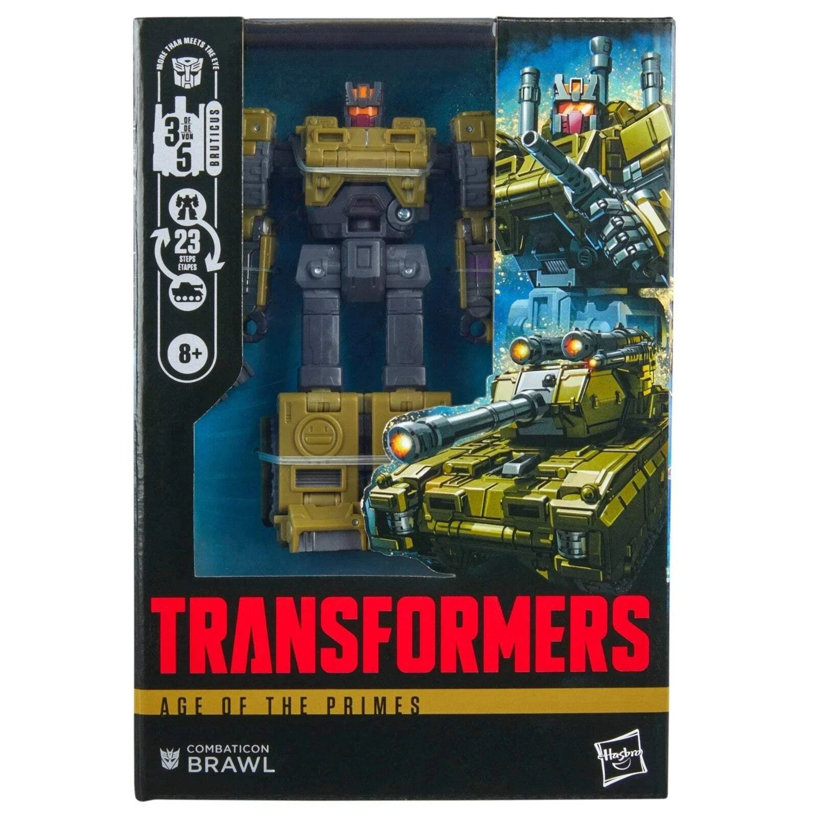 Transformers Age of the Primes Brawl Deluxe Class Tank Figure Hasbro New IN HAND Transformers Age of the Primes Brawl Deluxe Class Tank Figure Hasbro New IN HAND