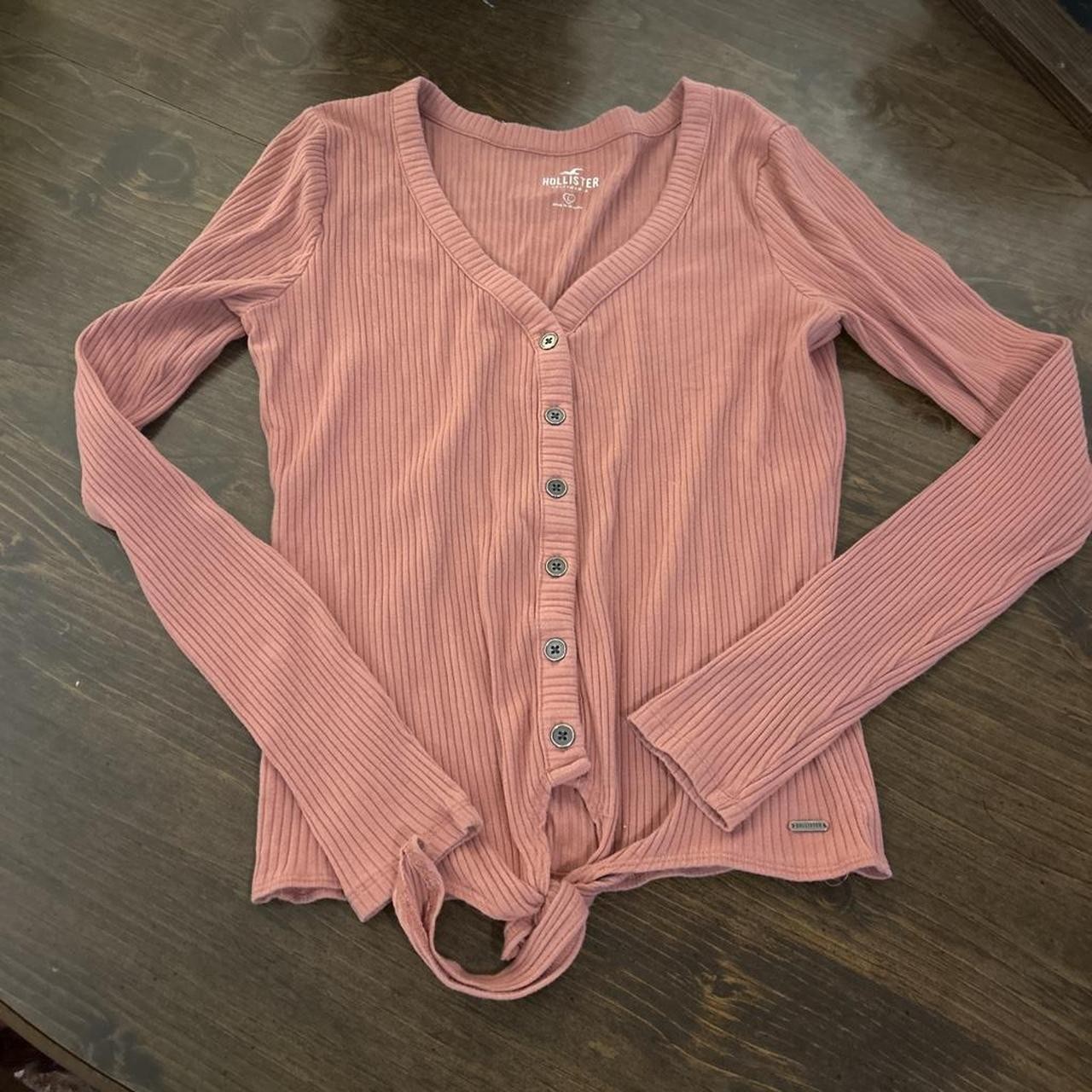 Hollister Co Women\'s Pink Blous Hollister Co Women\'s Pink Blous