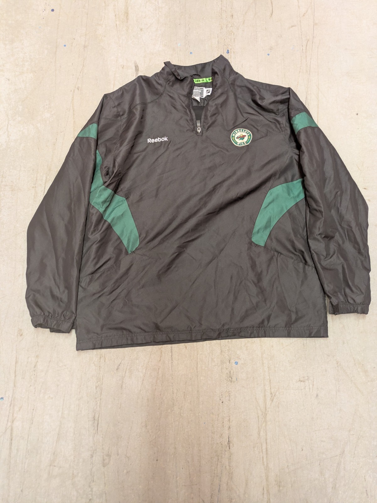 Vintage Minnesota Wild NHL Center Ice Collection Windbreaker Vintage Minnesota Wild NHL Center Ice Collection Windbreaker