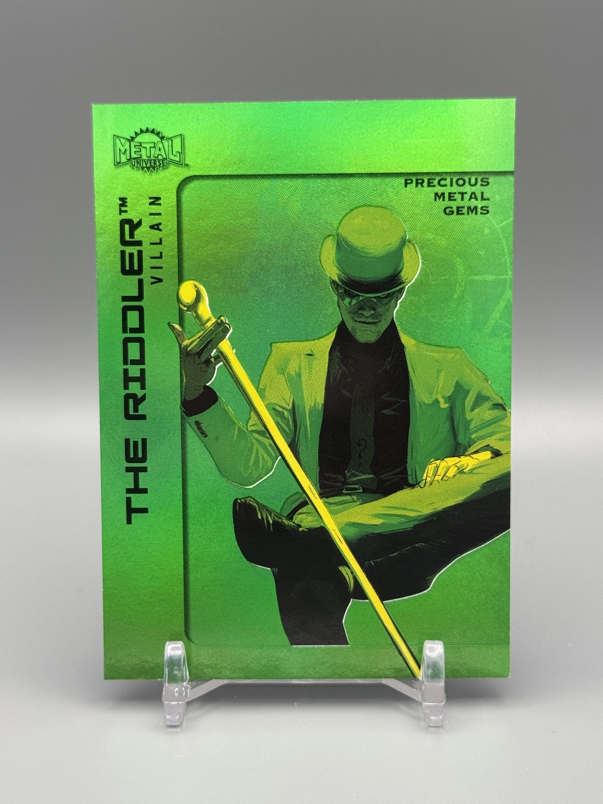 2025 Skybox Metal Universe Batman High Series The Riddler PMG 7/10 #138 2025 Skybox Metal Universe Batman High Series The Riddler PMG 7/10 #138