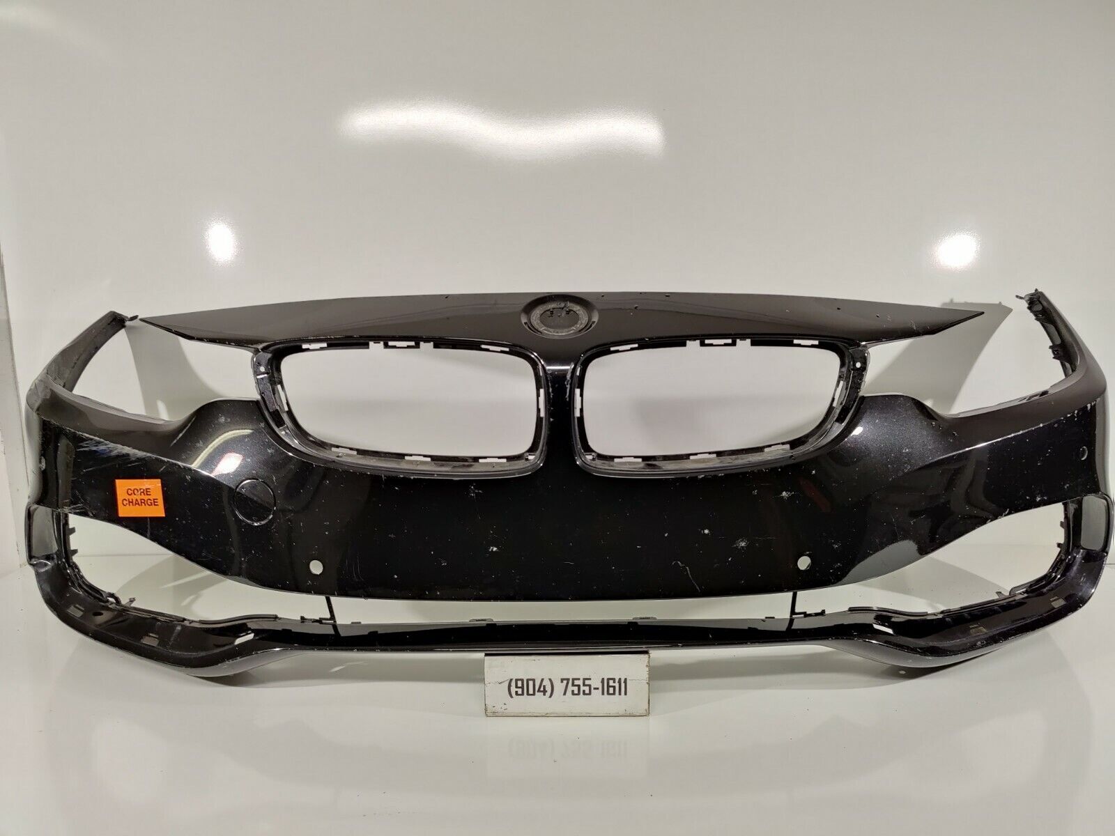 2014-2016 BMW 4 Series Front Bumper Cover w/ Sensor Holes OEM