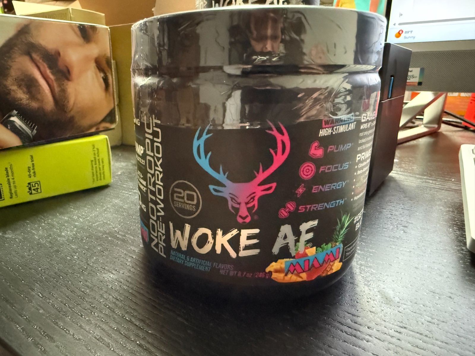 Bucked Up - Woke AF 20 Servings HIGH-STIMULANT Pre-Workout MIAMI Exp 2027 Bucked Up - Woke AF 20 Servings HIGH-STIMULANT Pre-Workout MIAMI Exp 2027