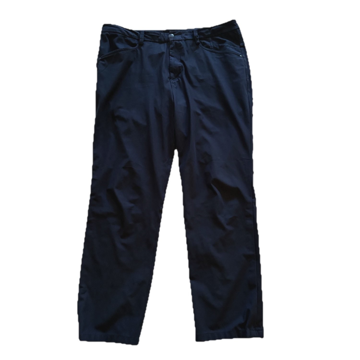 Lululemon Pants Abc Pant Mens 36x32 Black Chino Embroidered Stretch Gusseted Lululemon Pants Abc Pant Mens 36x32 Black Chino Embroidered Stretch Gusseted