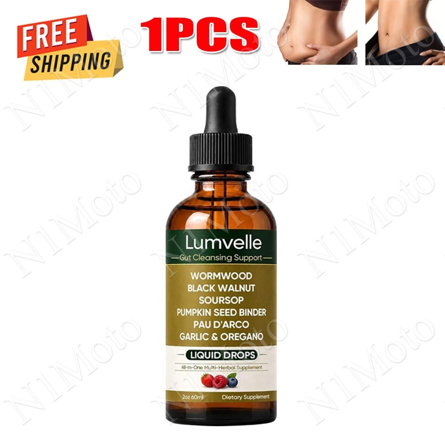 3x LUMVELLE Wild Harvested Wormwood Herbal Liquid Botanical Supplement Drops 