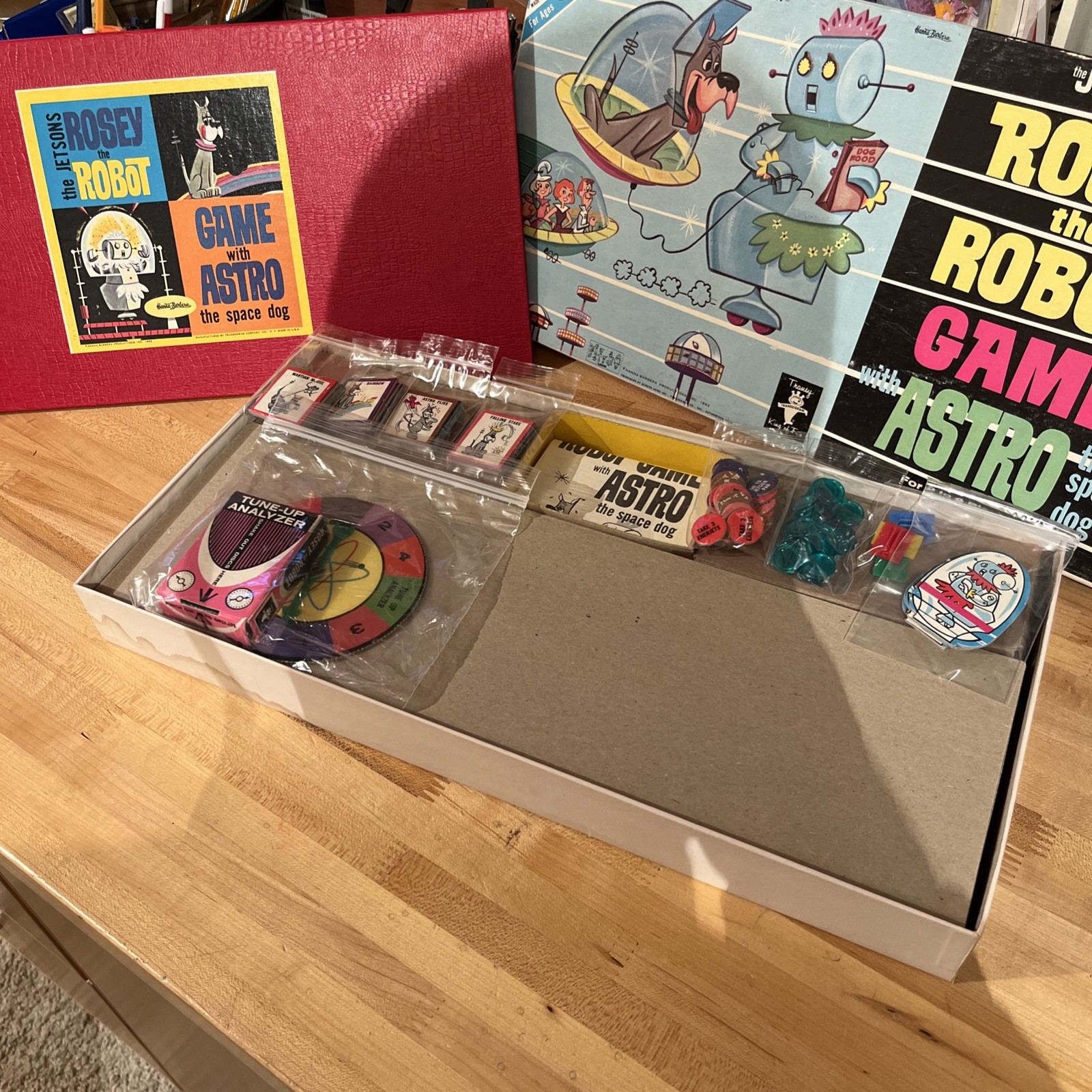 1962 Transogram Rosey The Robot Game With Astro The Space Dog COMPLETE RARE 1962 Transogram Rosey The Robot Game With Astro The Space Dog COMPLETE RARE
