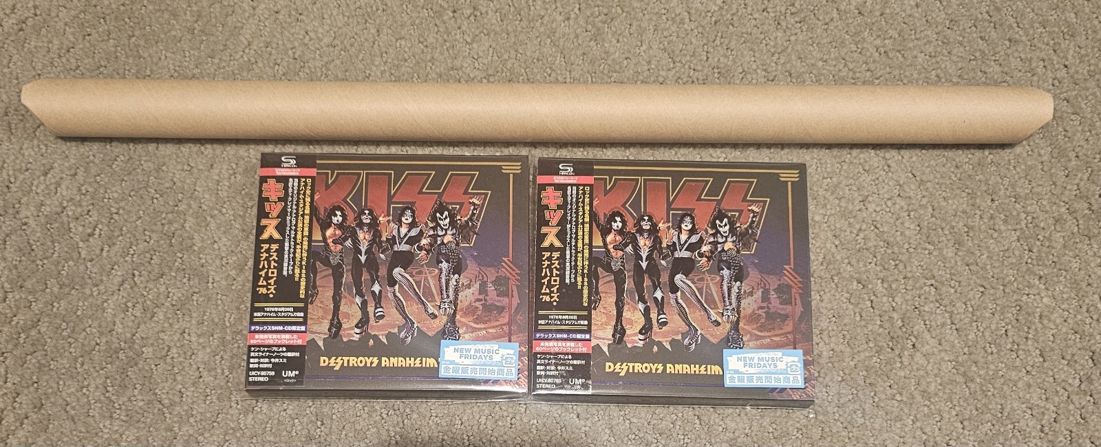 KISS DESTROYS ANAHEIM 76. COMES WITH POSTER. I ORDERED THESE FROM JAPAN. KISS DESTROYS ANAHEIM 76. COMES WITH POSTER. I ORDERED THESE FROM JAPAN.