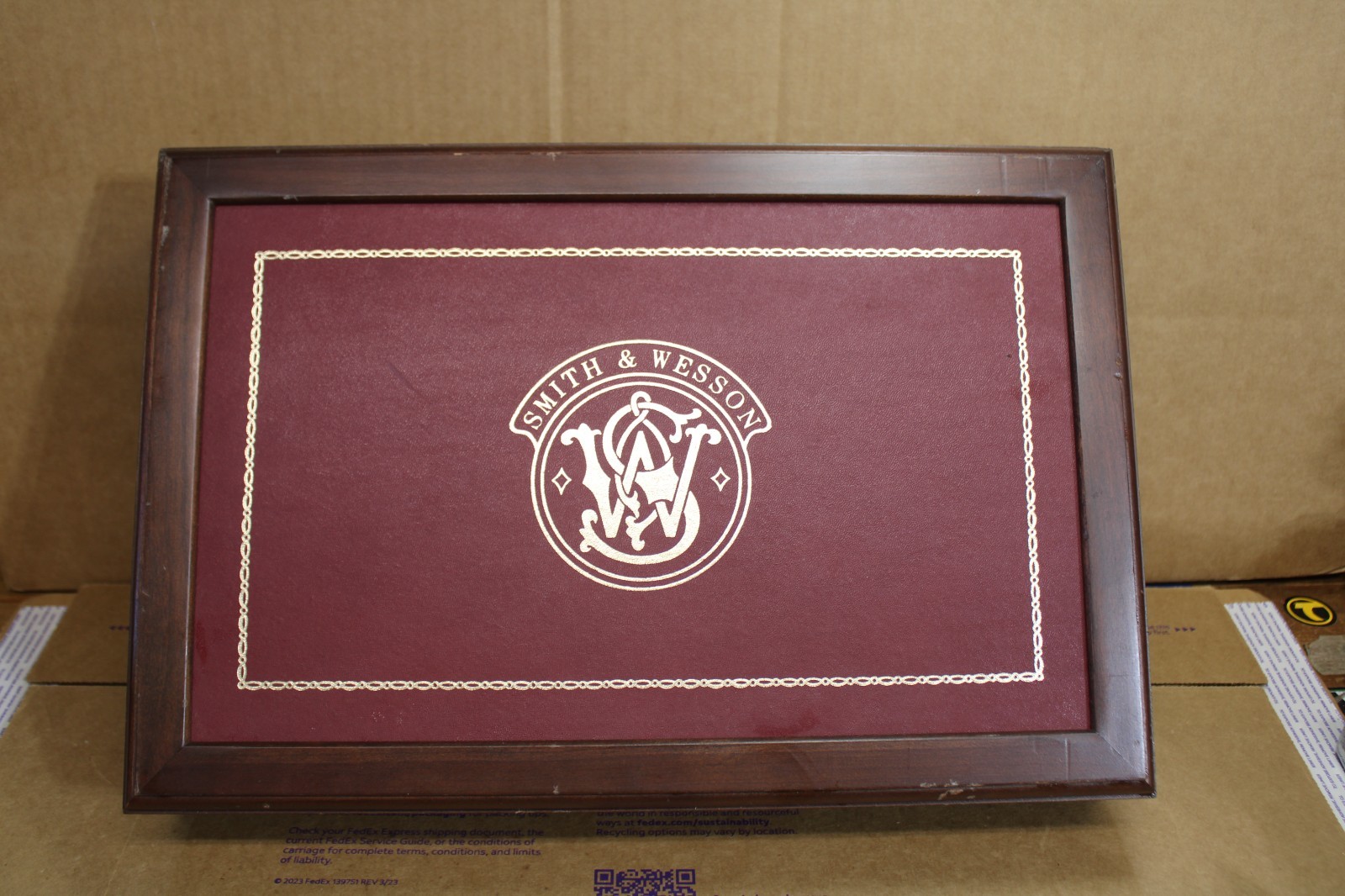 SMITH & WESSON CUSTOM CASE S&W VINTAGE SMITH & WESSON CUSTOM CASE S&W VINTAGE