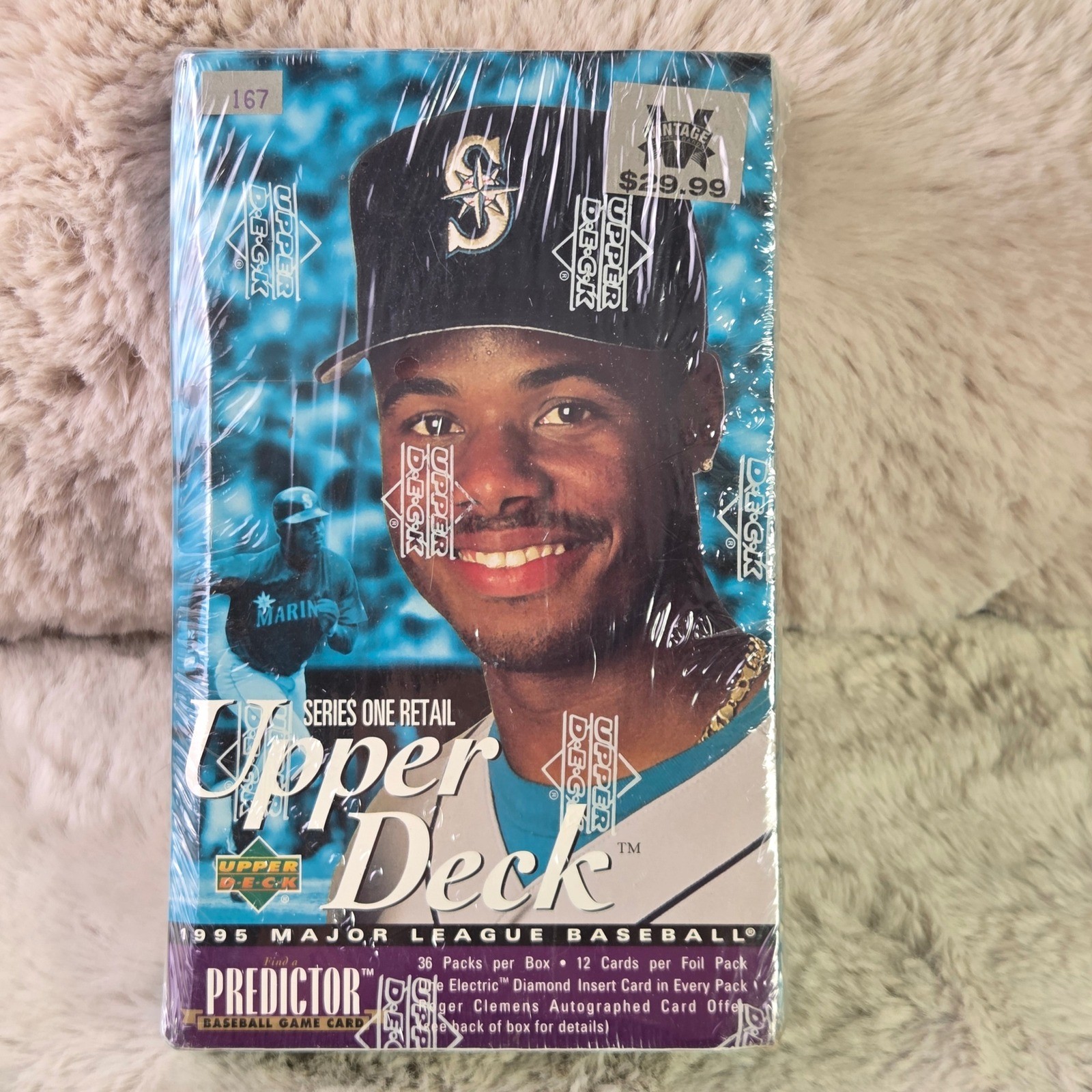 1995 Upper Deck Series 1 Retail Baseball 36 Pack Box Sealed Ken Griffey Jr. MLB 1995 Upper Deck Series 1 Retail Baseball 36 Pack Box Sealed Ken Griffey Jr. MLB