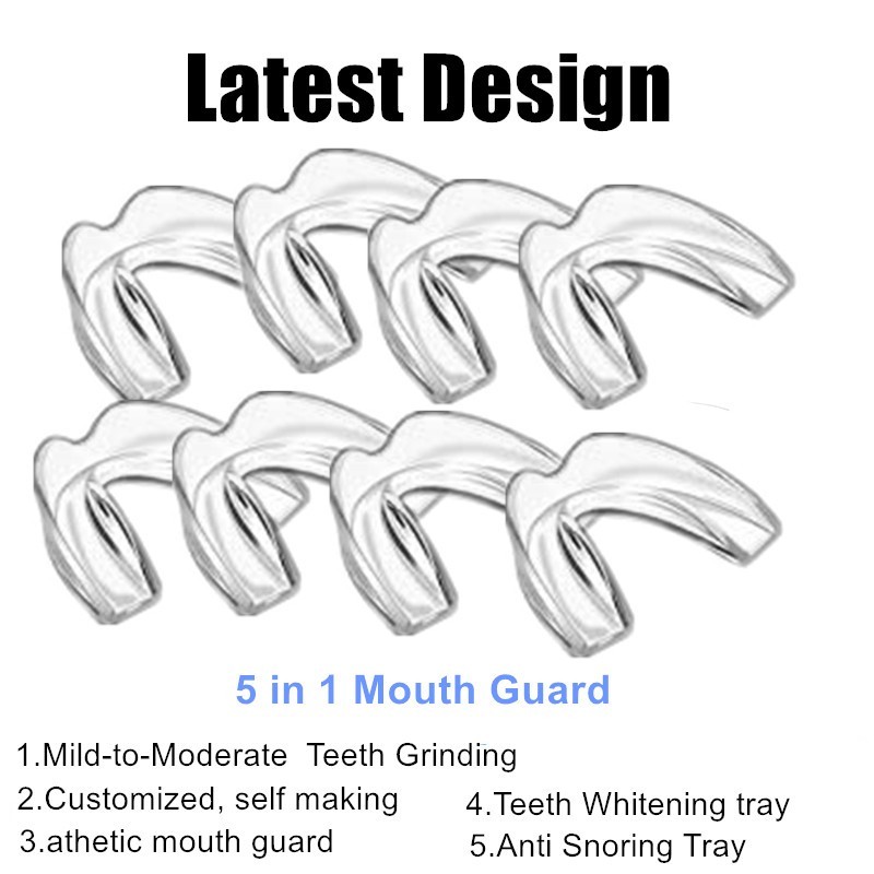 Custom-Fit Dental Night Mouth Guard for Teeth Grinding Clenching Br