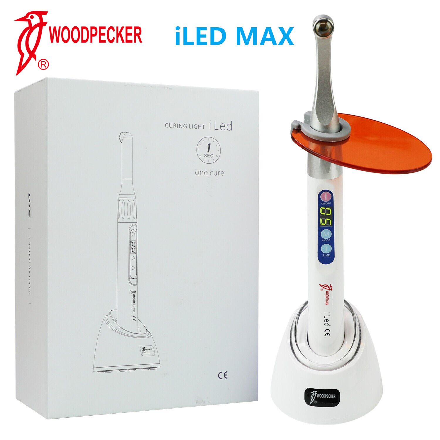 100% Genuine Woodpecker iLed Max Light Lamp Metal Head White