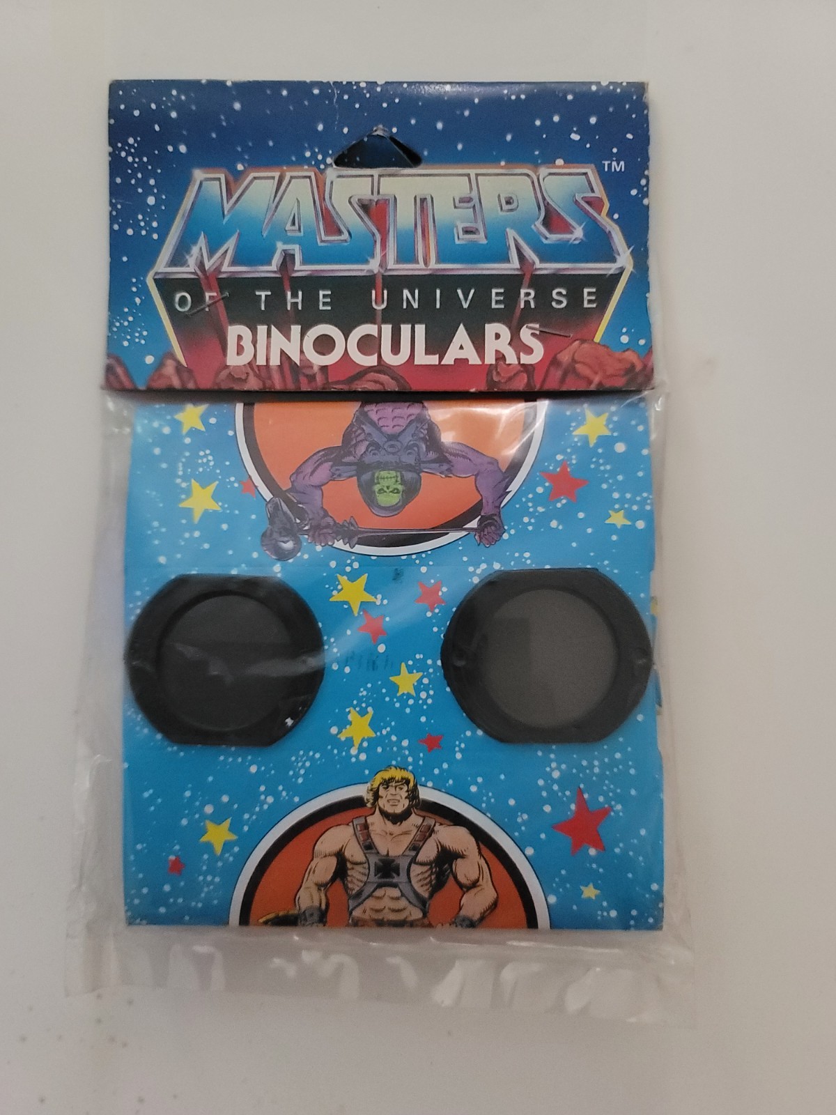 Mattel Masters of the Universe He-man Cardboard Stereoscope Binoculars 1984 Mattel Masters of the Universe He-man Cardboard Stereoscope Binoculars 1984