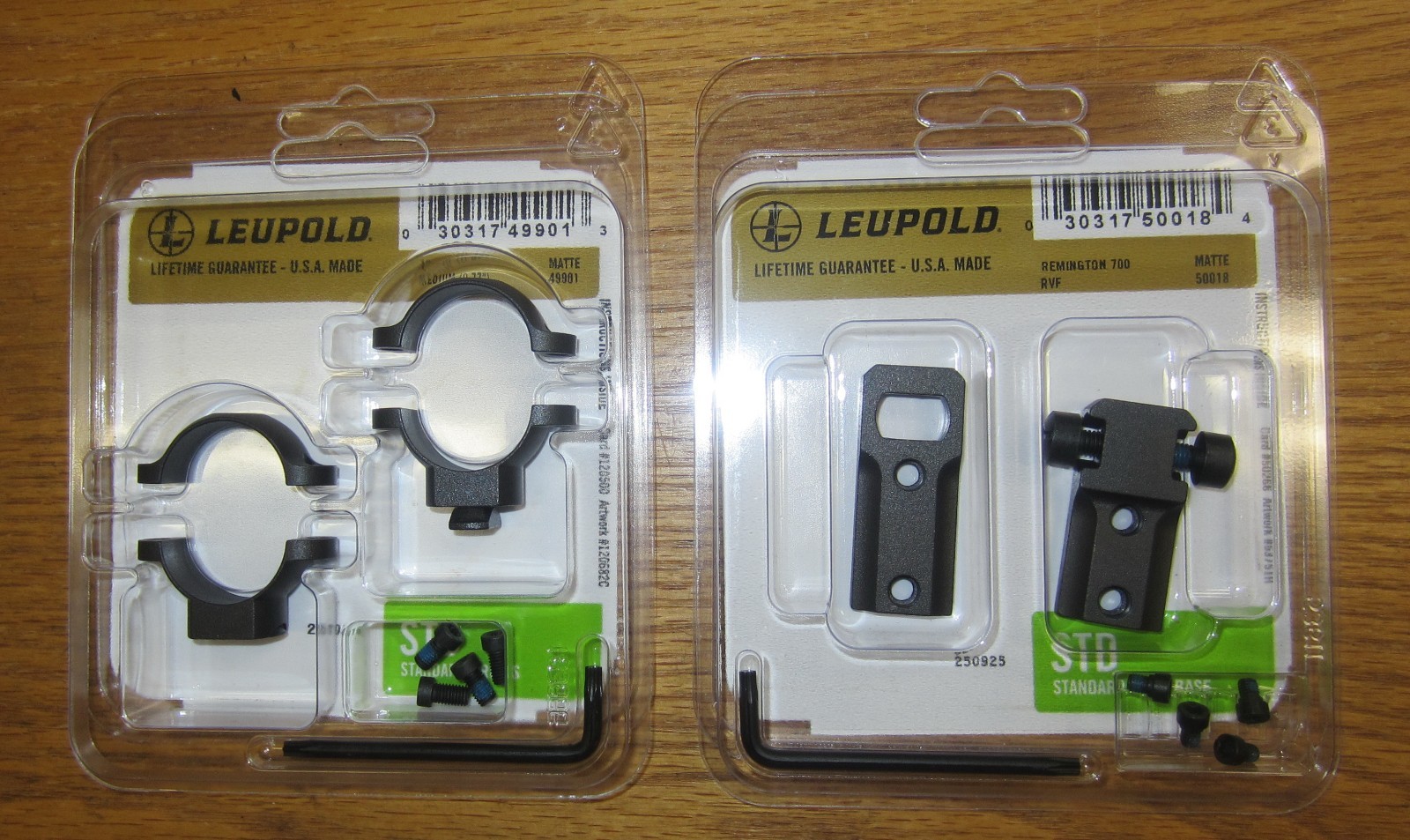 Leupold Standard (STD) Base & Rings for Remington 700 Rev Front Matte Leupold Standard (STD) Base & Rings for Remington 700 Rev Front Matte