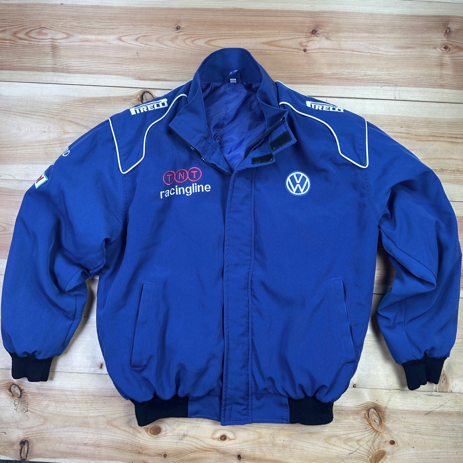 Vintage Volkswagen Racing Team Jacket VW Pirelli Castrol TNT Racingline Size S