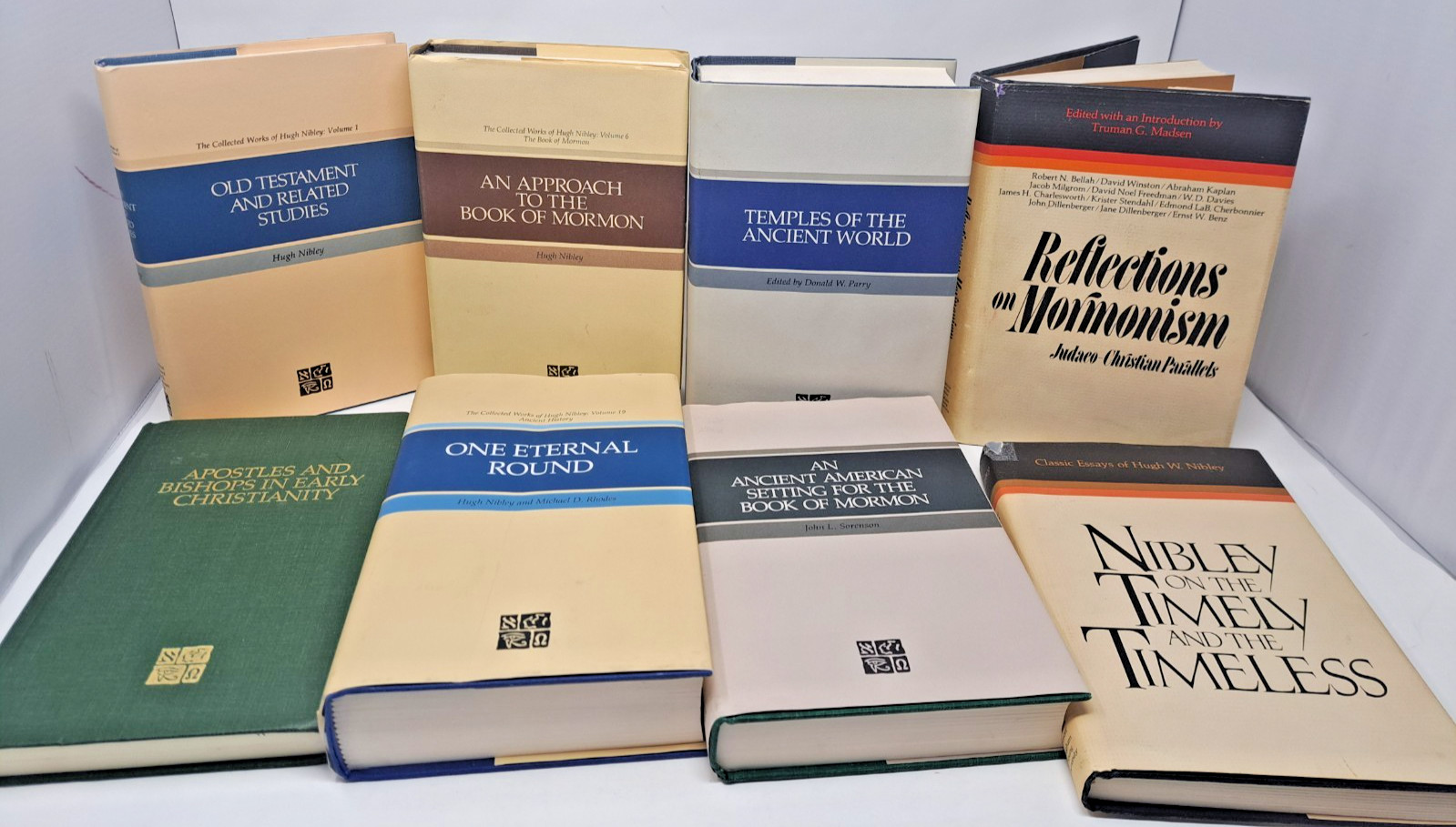 Hugh Nibley & FARMS Ancient Scripture Scholarship Book Lot (8 Hardcover Volumes)