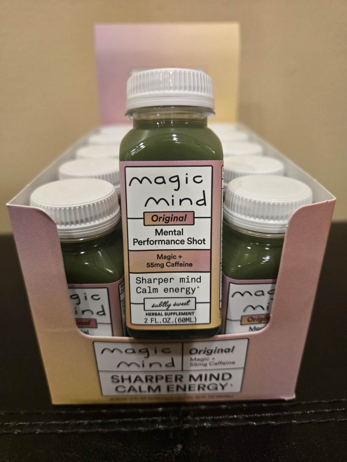 Magic Mind Original Mental Performance Drink Shot, 55mg Caffeine, 2 fl oz Magic Mind Original Mental Performance Drink Shot, 55mg Caffeine, 2 fl oz