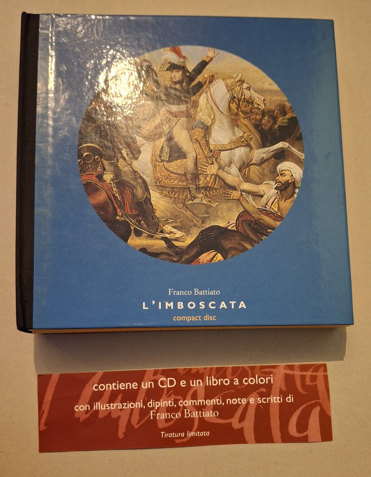 Franco Battiato. L Imboscata Raro  cofanetto Edizione Limitata. Solo Aperto.