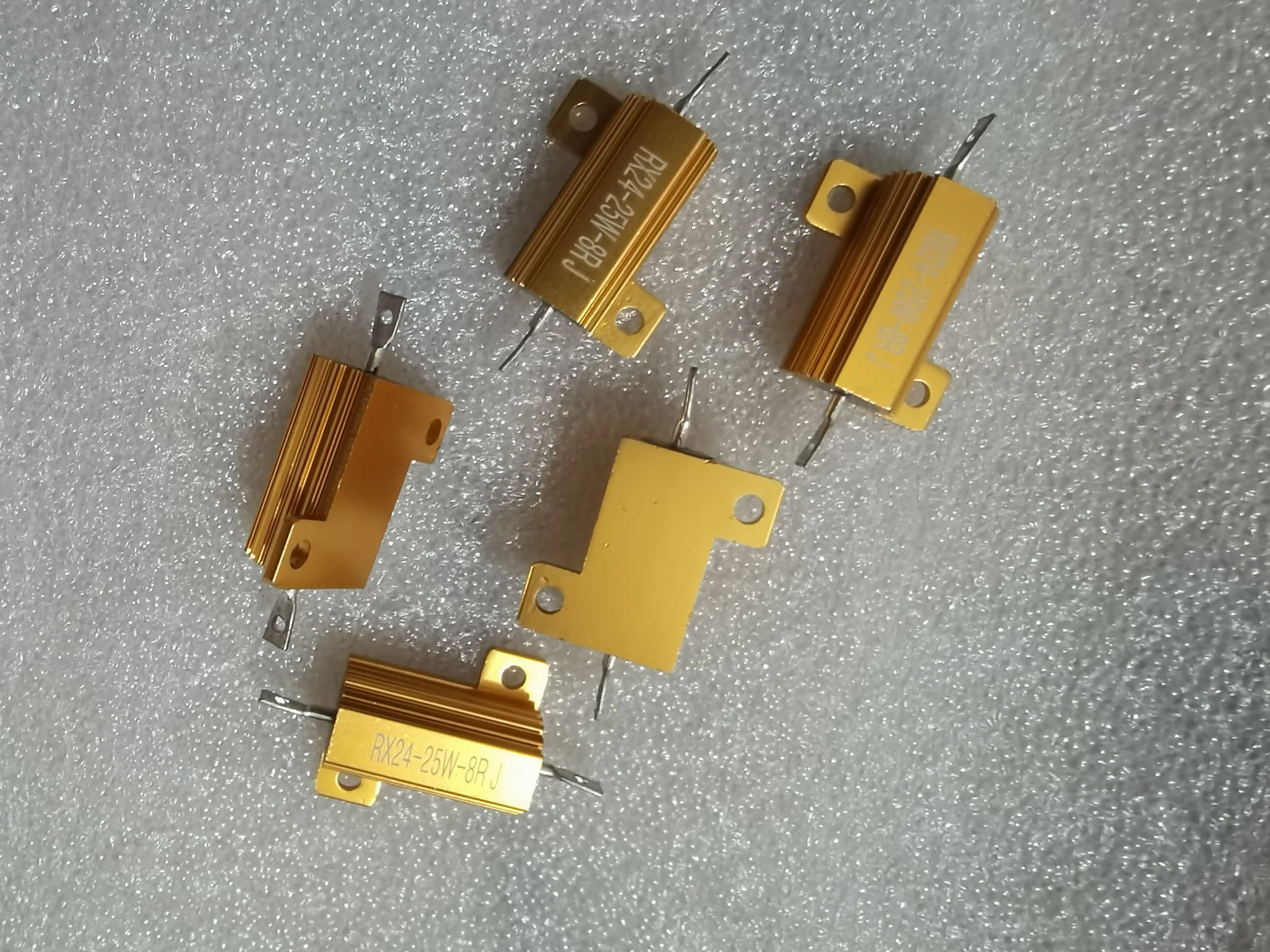 100PCS NEW FIT FOR Aluminum shell resistor RX24-25W-8RJ 100PCS NEW FIT FOR Aluminum shell resistor RX24-25W-8RJ