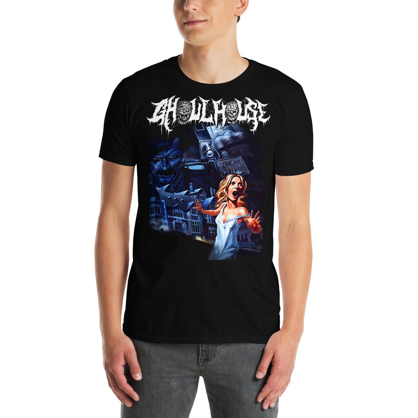 GHOULHOUSE Fetid Flesh Fairytale T-Shirt NEW Exhumed Repulsion Death Metal GHOULHOUSE Fetid Flesh Fairytale T-Shirt NEW Exhumed Repulsion Death Metal