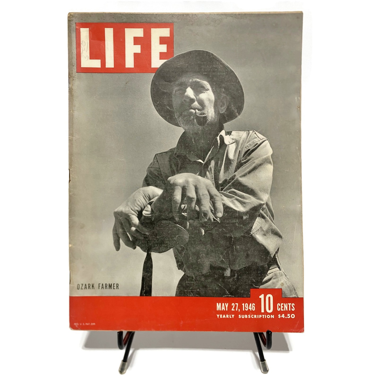 LIFE Magazine May 27 1946 Ozark Farmer Tom Moss Cover V-2 Rockets Vintage LIFE Magazine May 27 1946 Ozark Farmer Tom Moss Cover V-2 Rockets Vintage