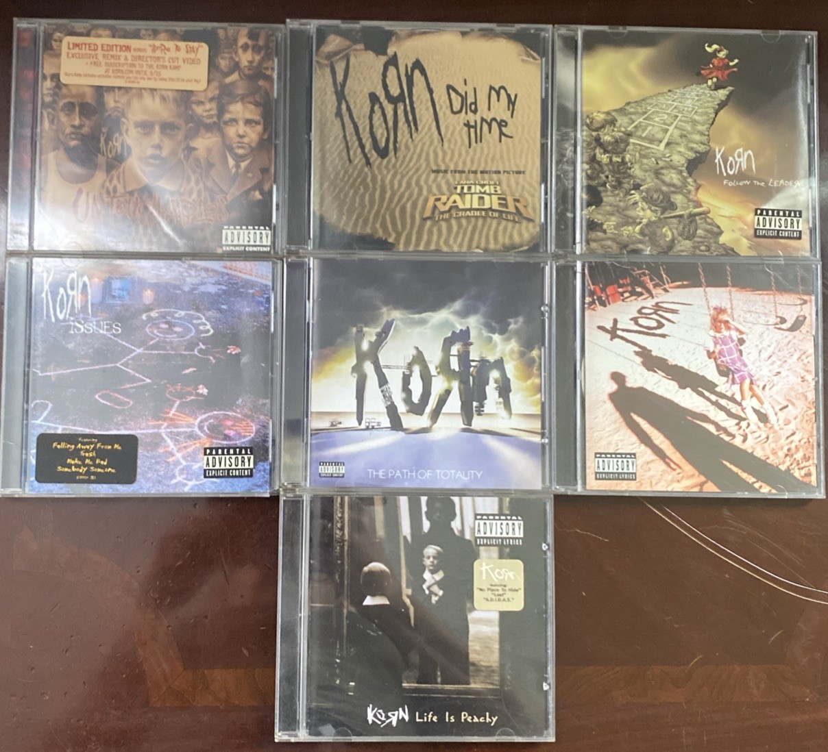 Korn CD Lot Of 7Rock Music Cds The Path Of Totality, Lorn, Life Is Peachy… Korn CD Lot Of 7Rock Music Cds The Path Of Totality, Lorn, Life Is Peachy…